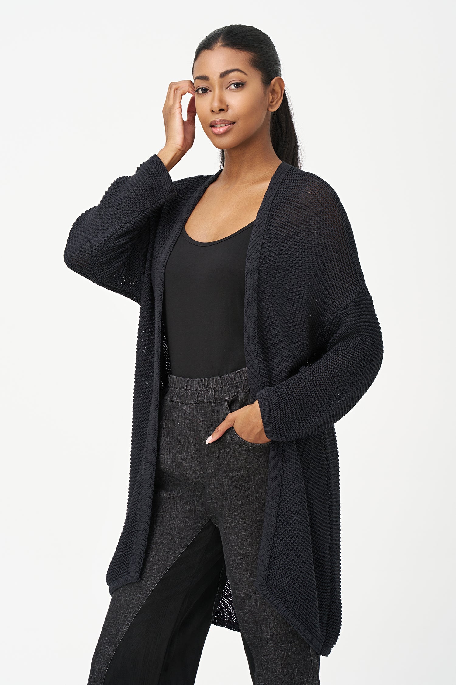 Women's Knit Long Sleeve Cardigan