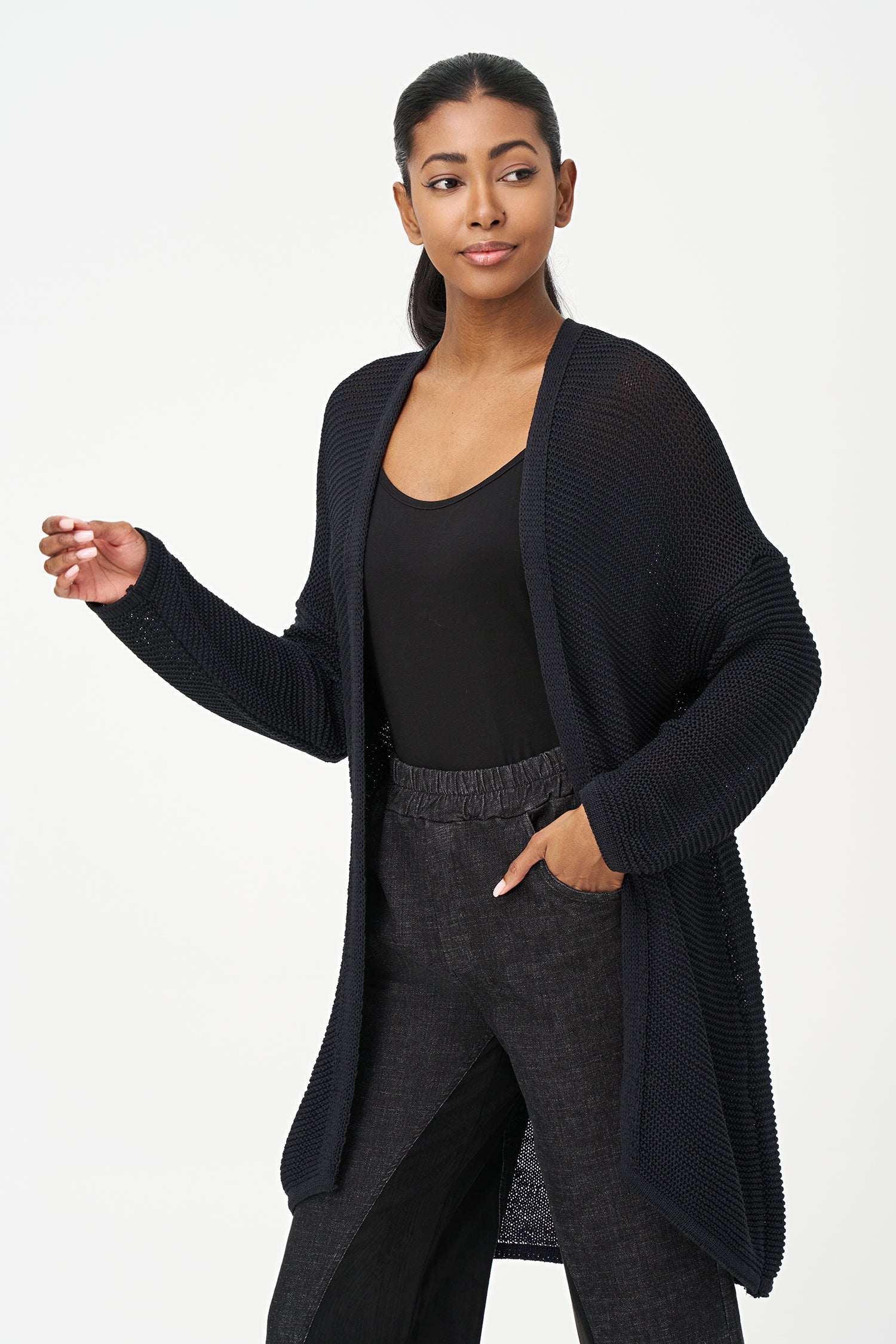 Women's Knit Long Sleeve Cardigan