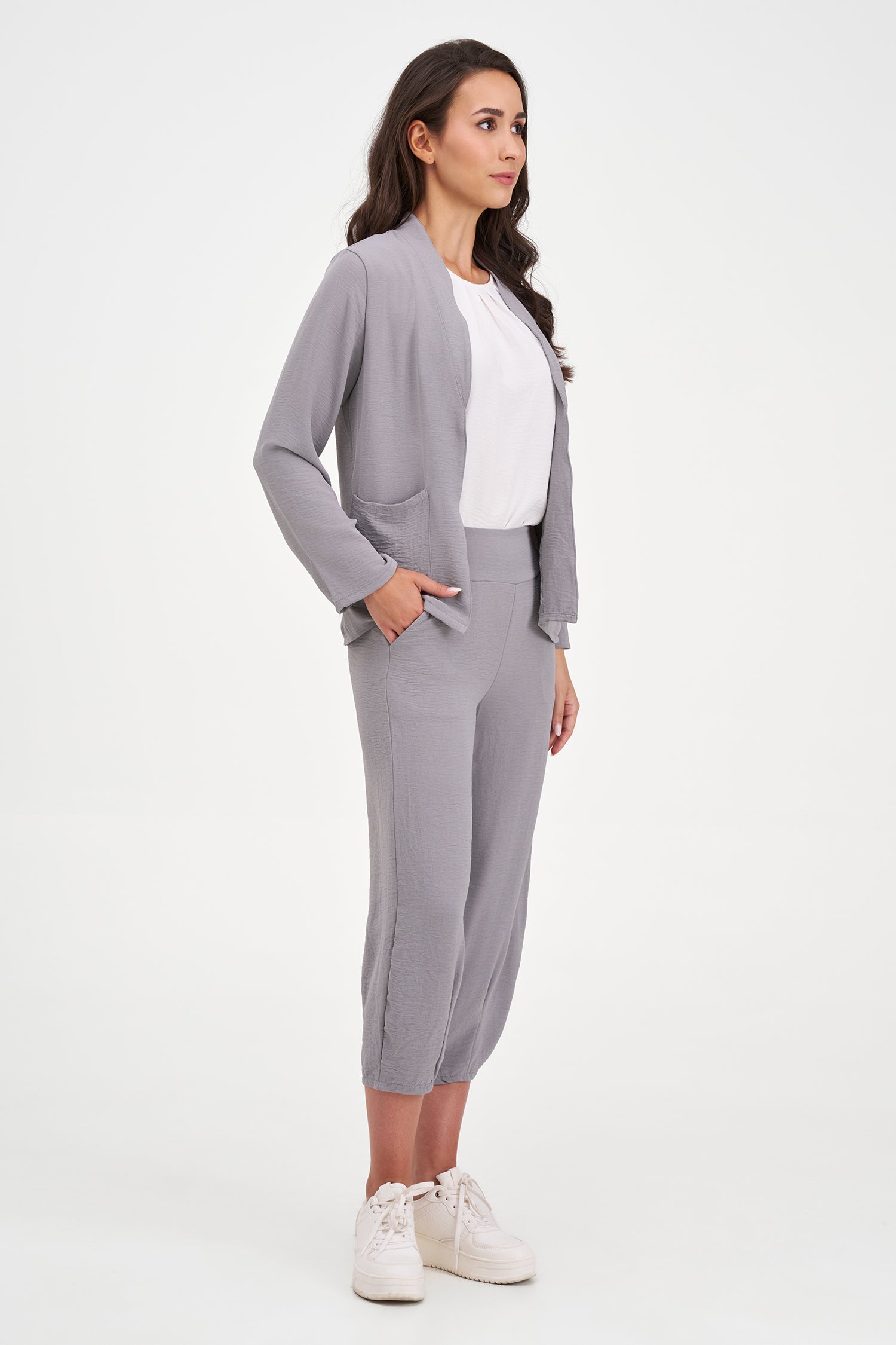 Women's Woven Cardigan