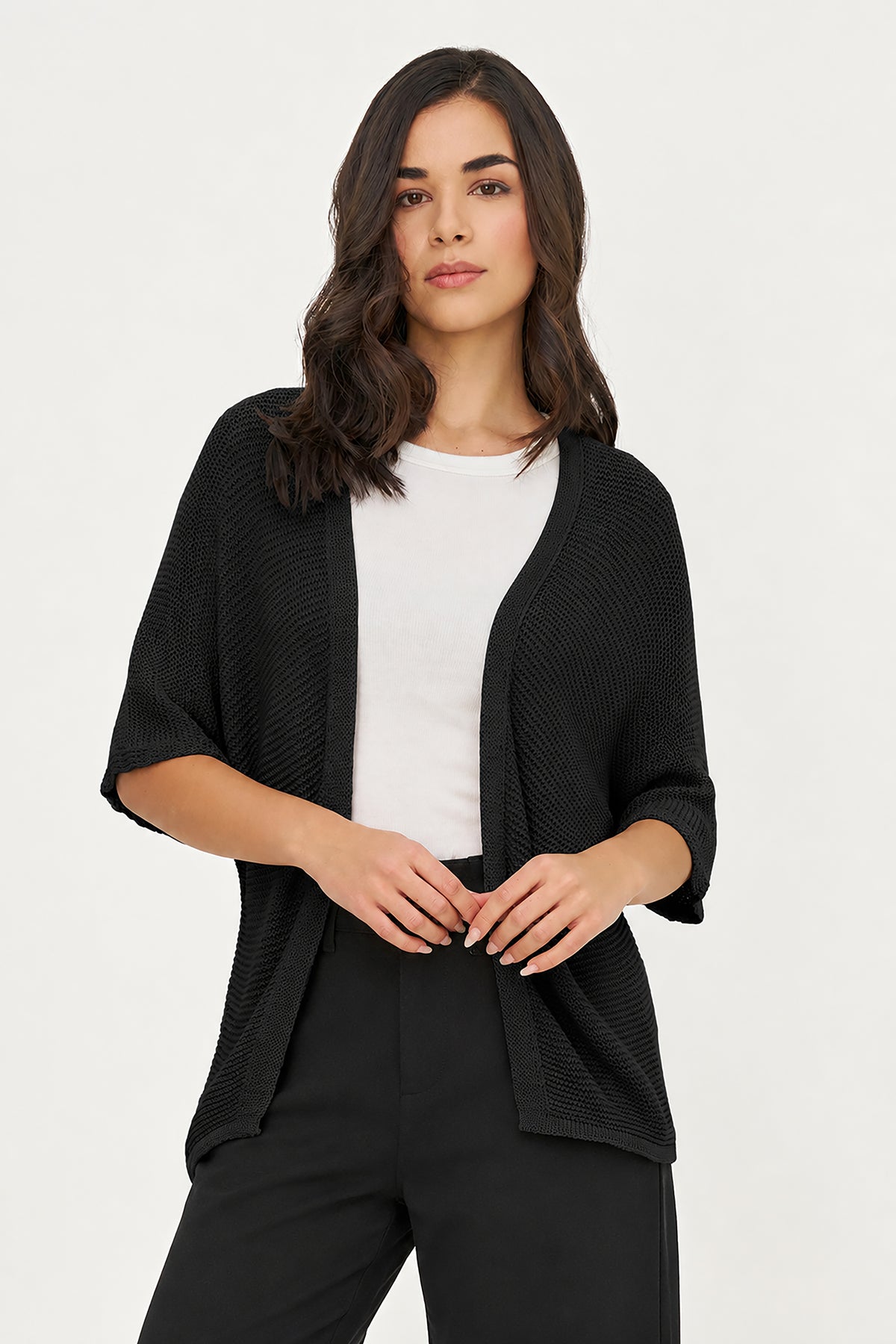 Women's Knit Open Cardigan