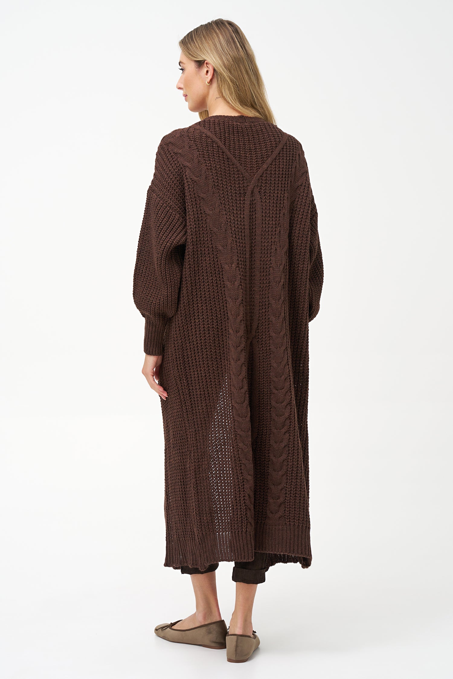 Women's Knit Open Cardigan