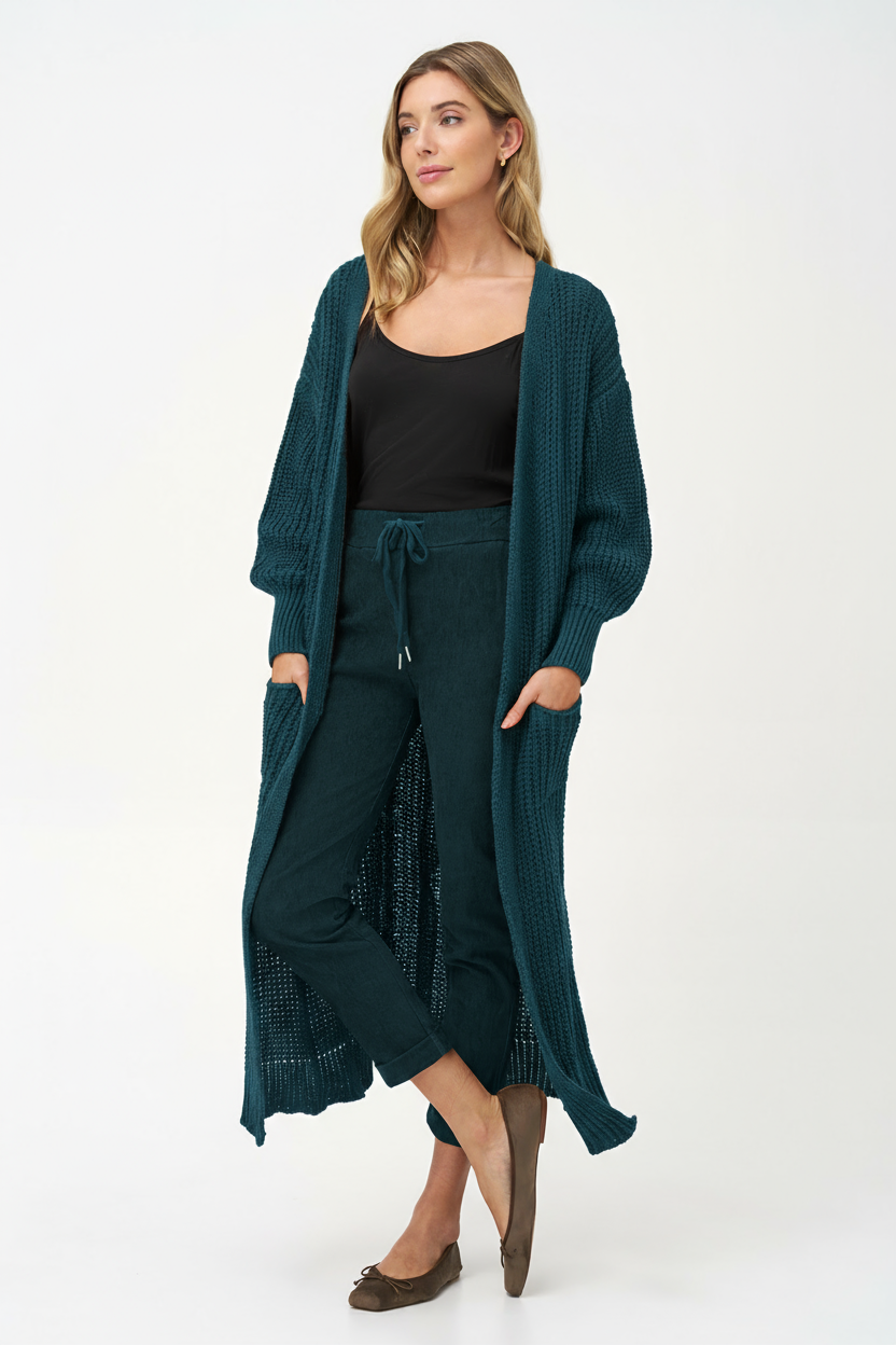 Women's Knit Open Cardigan