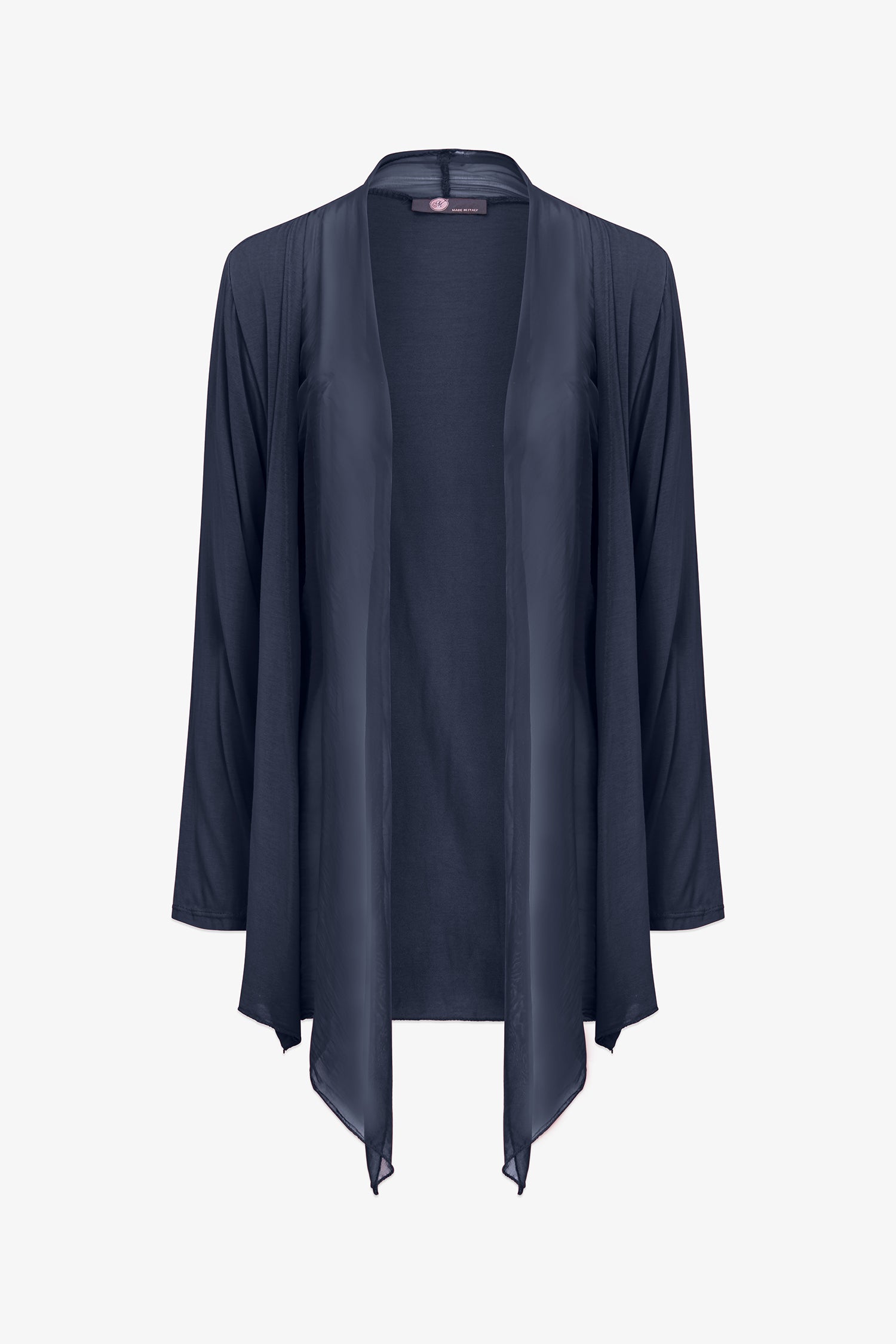 Women's Knit/Woven Combo Cardigan