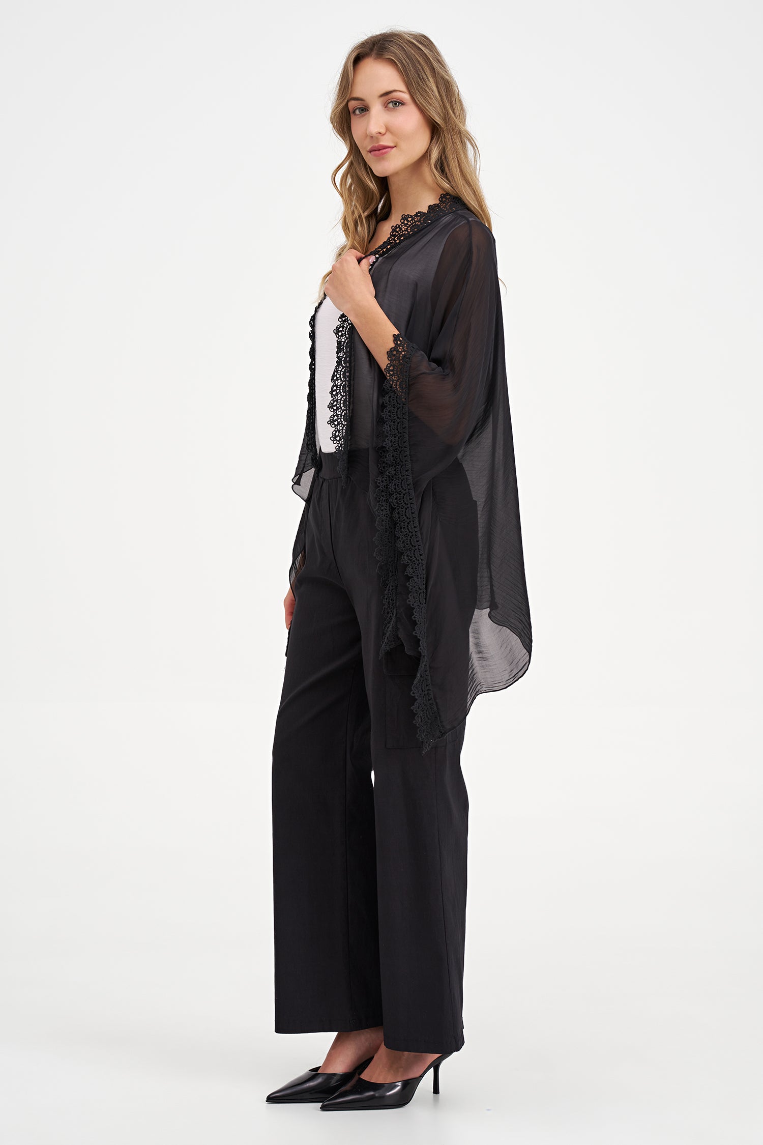 Women's Woven Cardigan