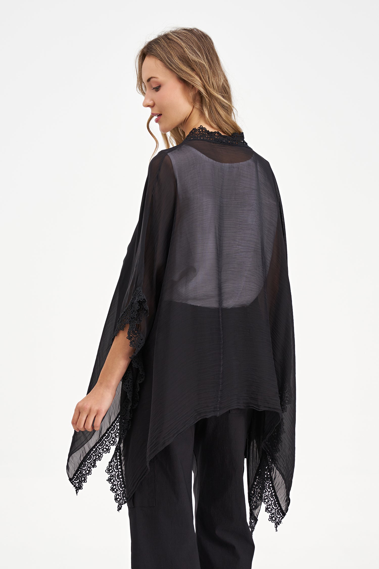 Women's Woven Cardigan