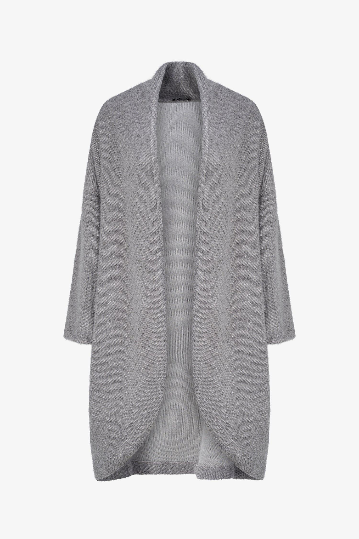 Women's Knit Long Sleeve Cardigan With A Shawl Collar