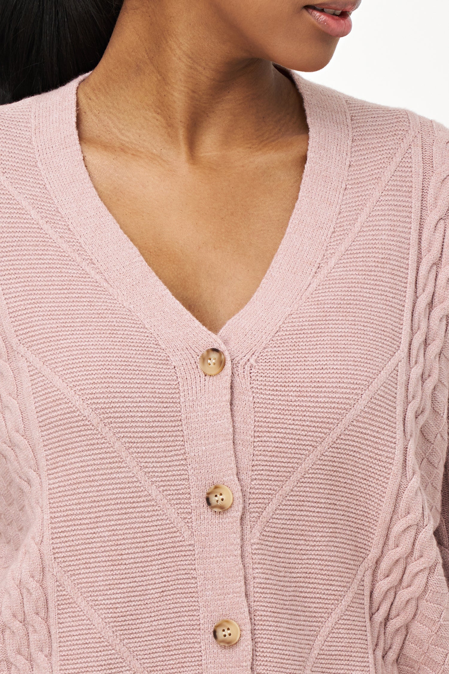Women's Knit V-Neckline Cardigan