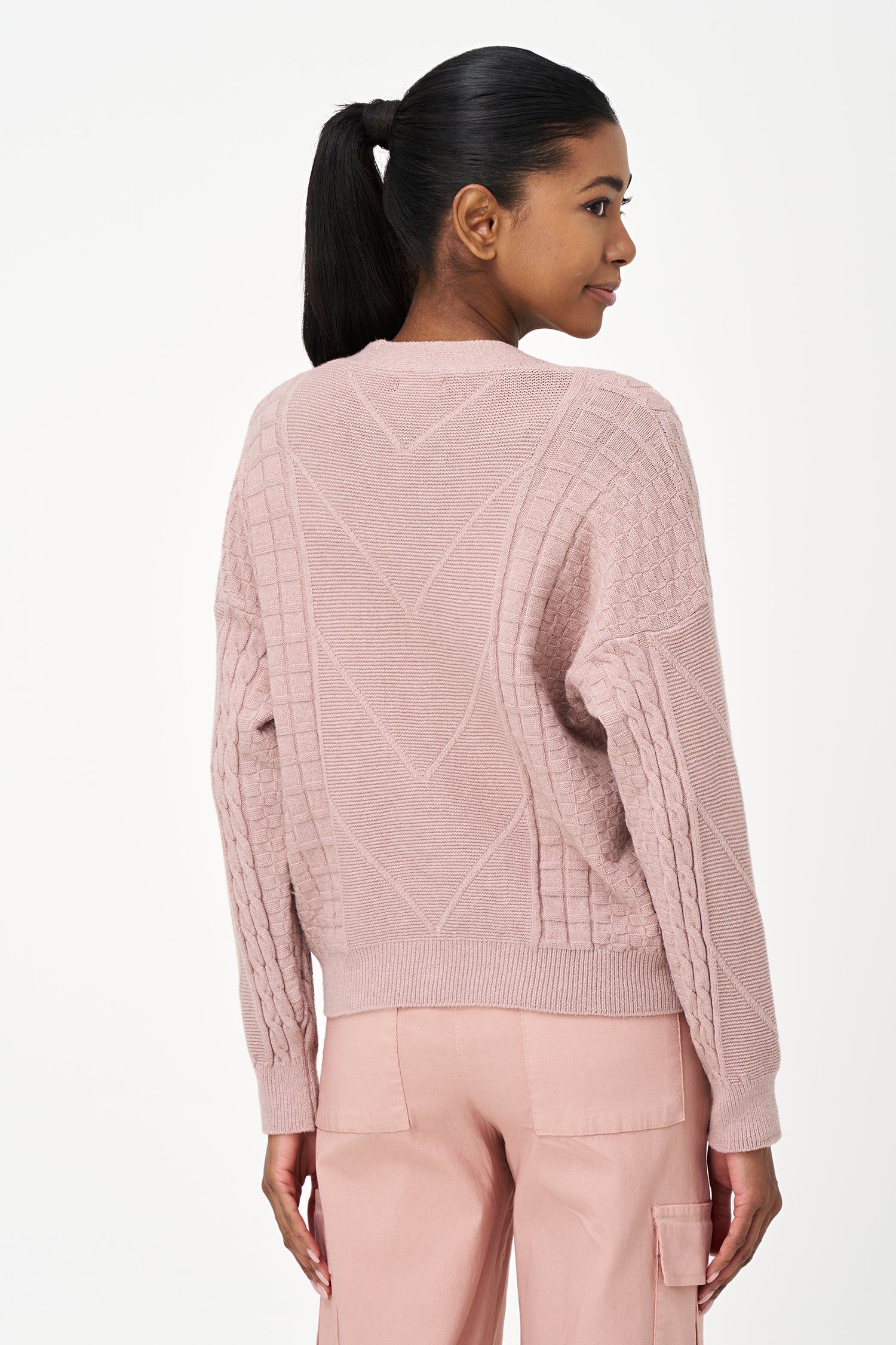 Women's Knit V-Neckline Cardigan