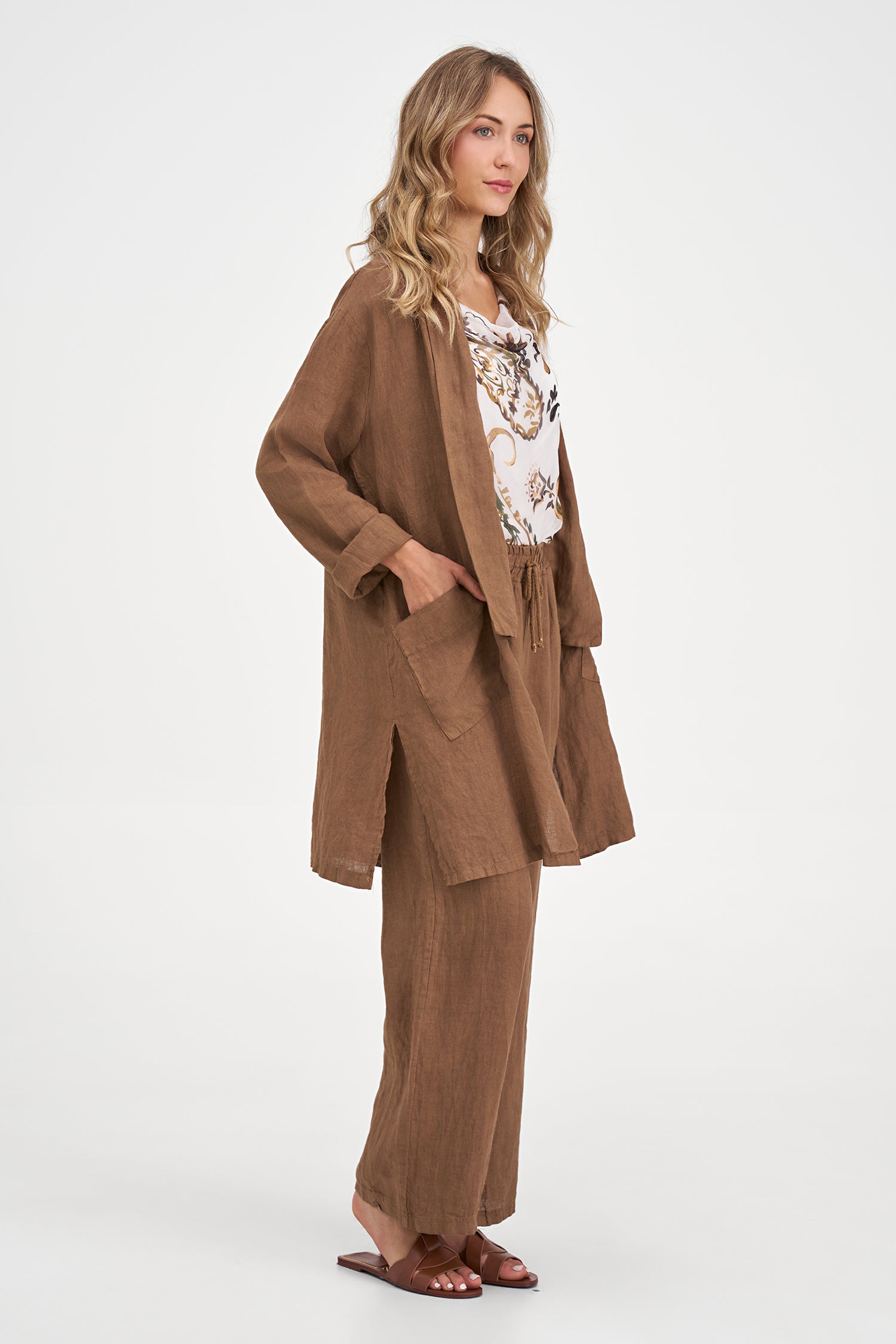 Women's Woven Cardigan