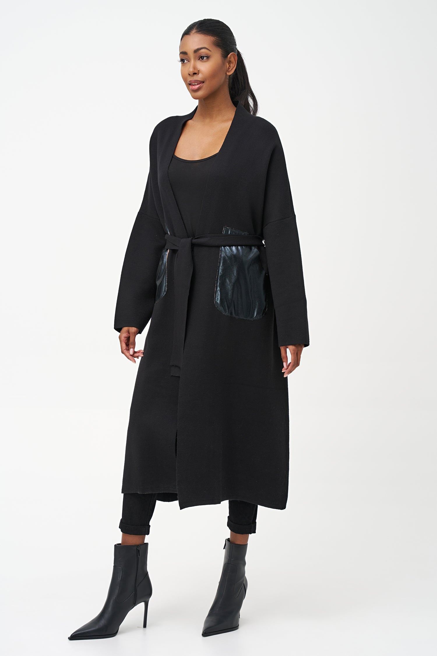 Women's Long Knit Cardigan
