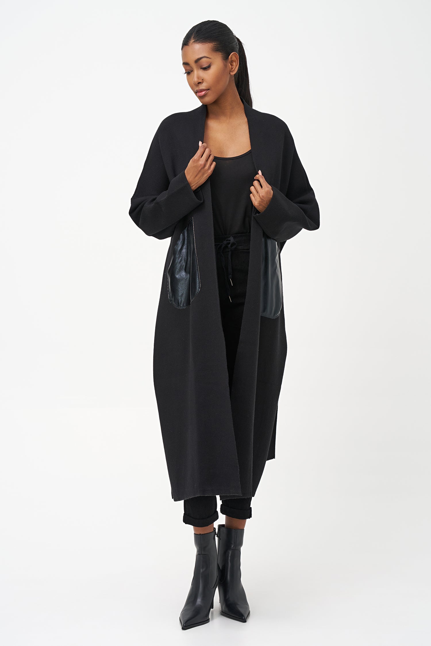 Women's Long Knit Cardigan
