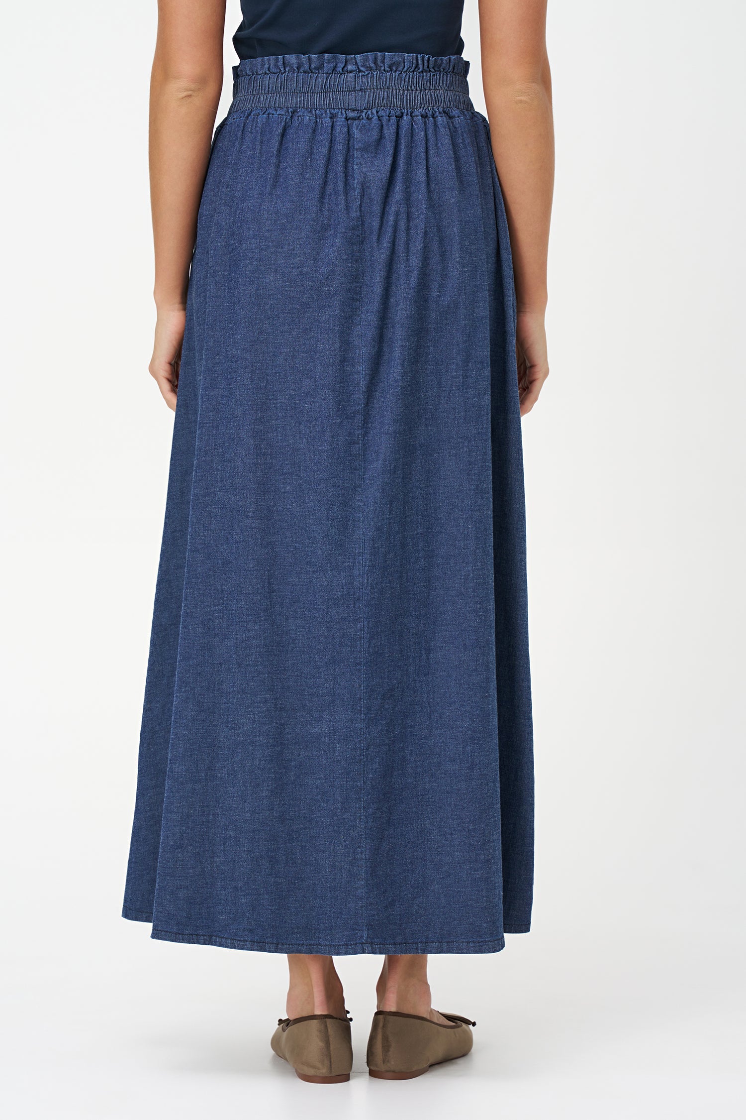 Women's Woven Pull-On A-Lined Skirt