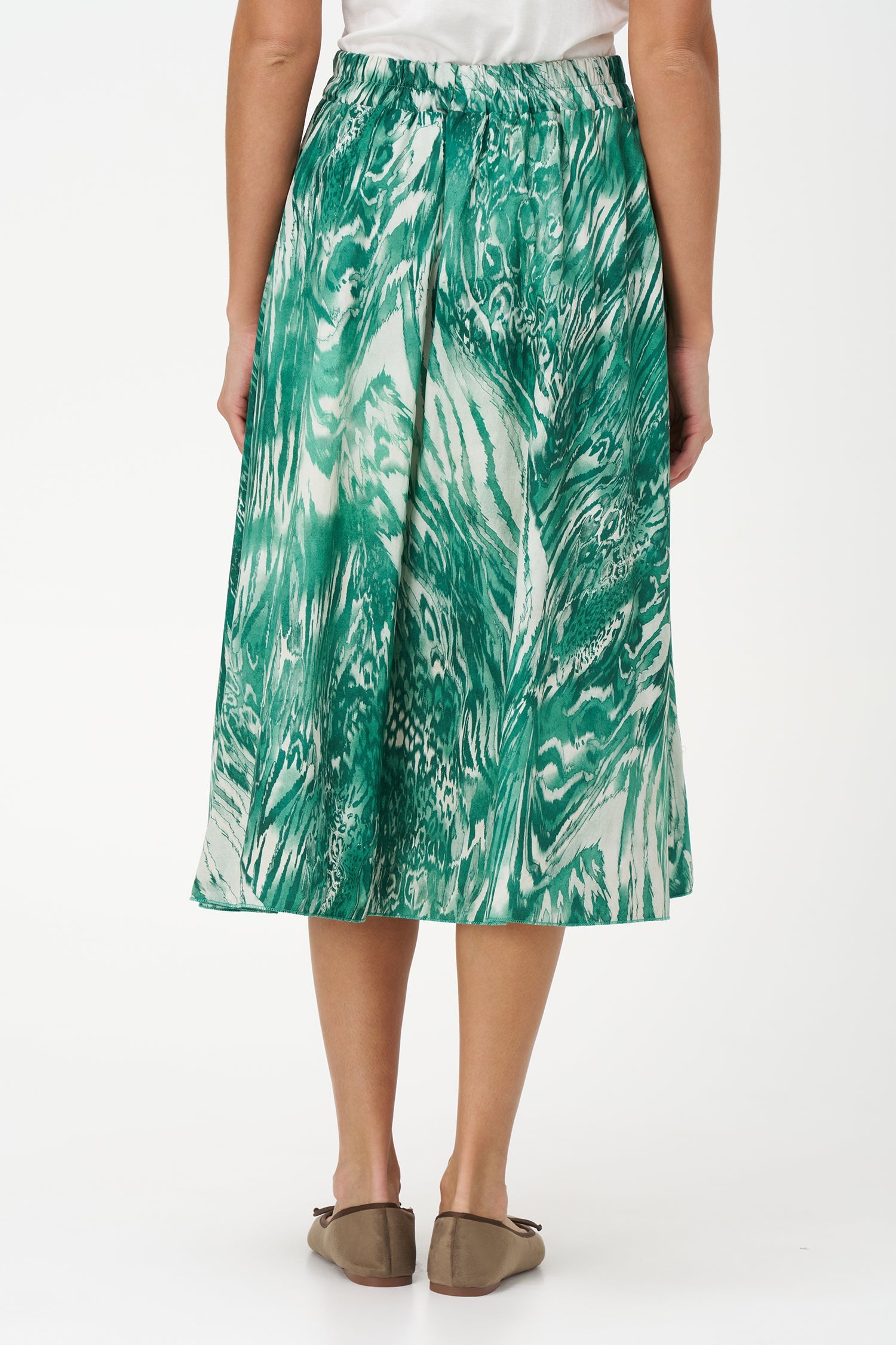 Women's Woven Pull-On Circular Skirt
