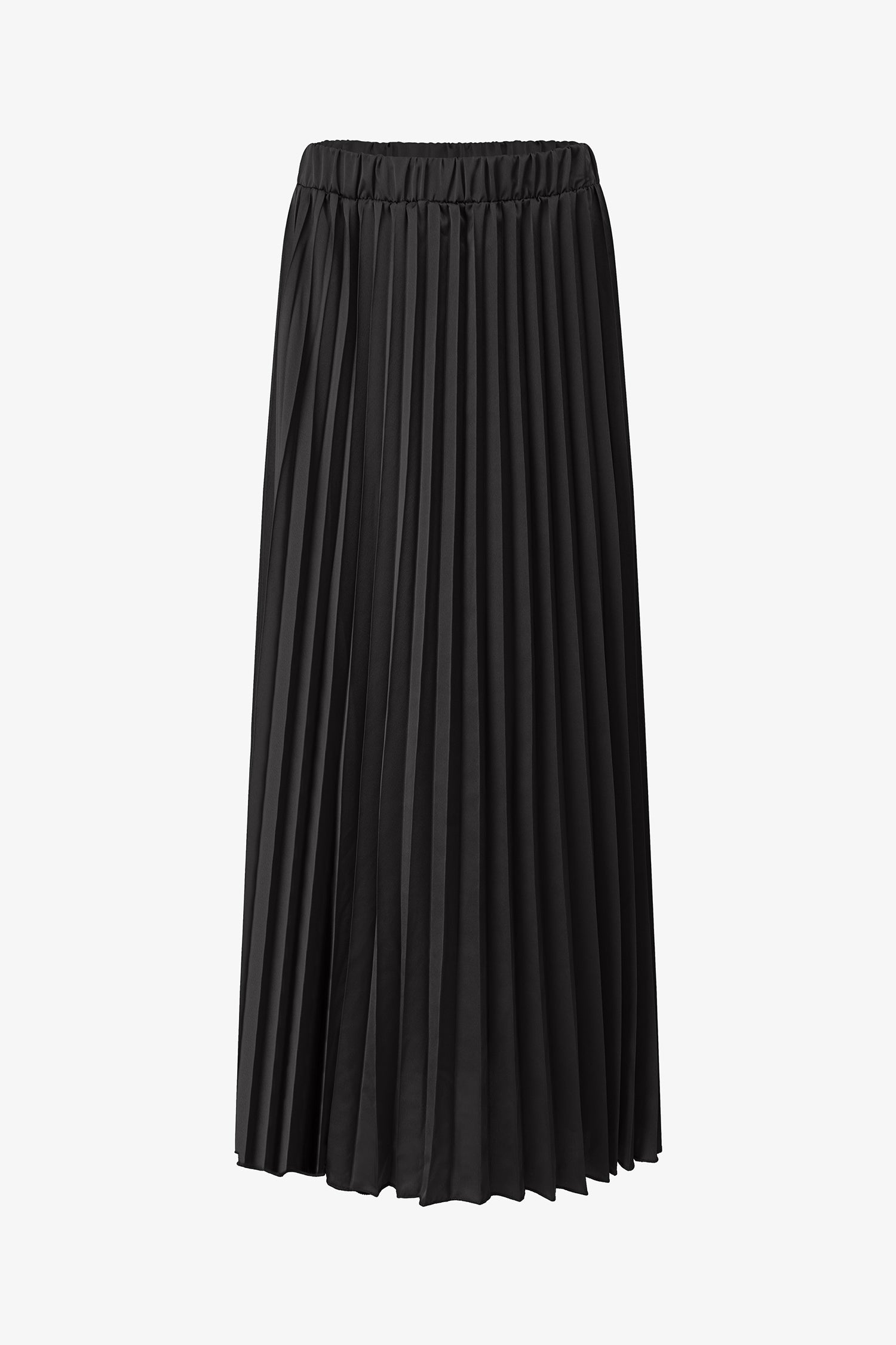Women’s maxi pleated pull-on a-line skirt