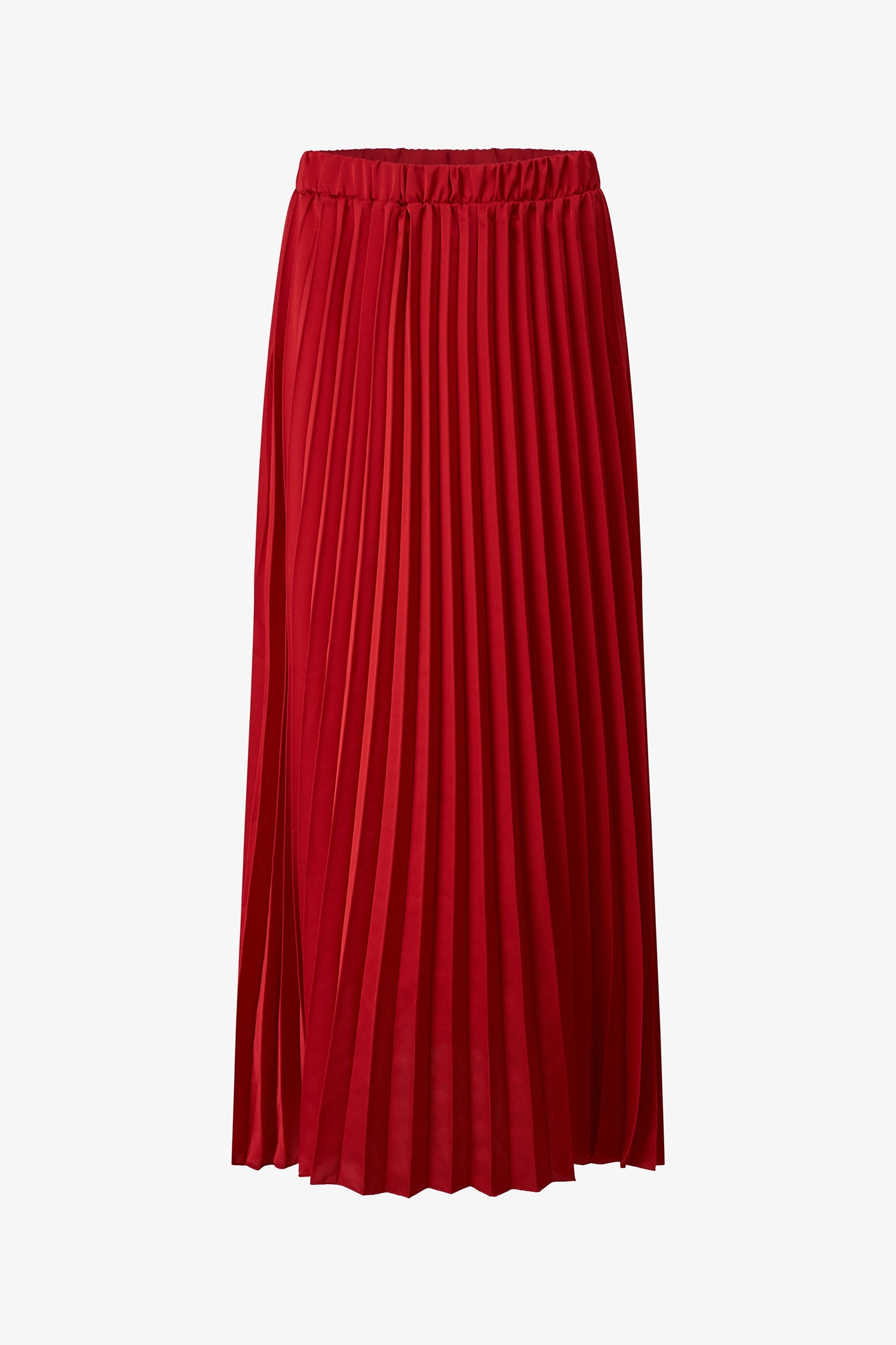 Women’s maxi pleated pull-on a-line skirt