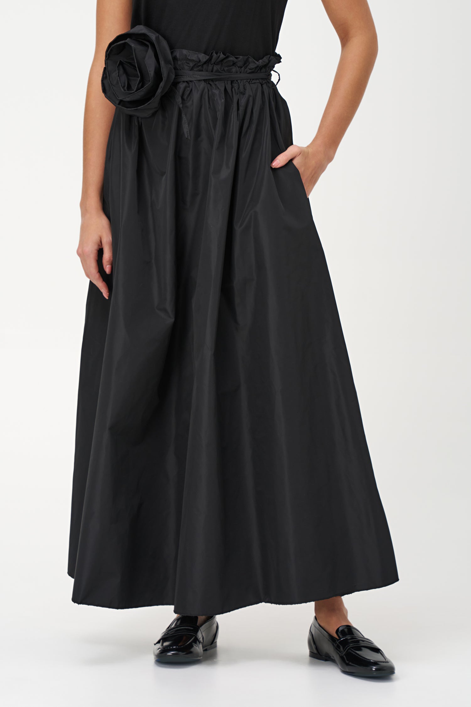 Women's Woven Pull-On Maxi Circular Skirt