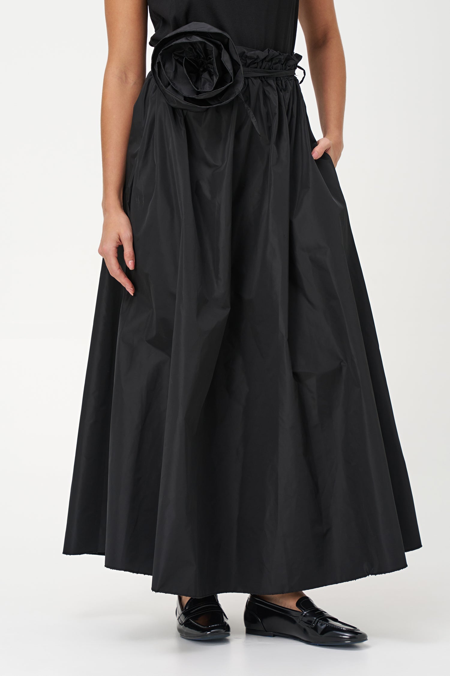 Women's Woven Pull-On Maxi Circular Skirt