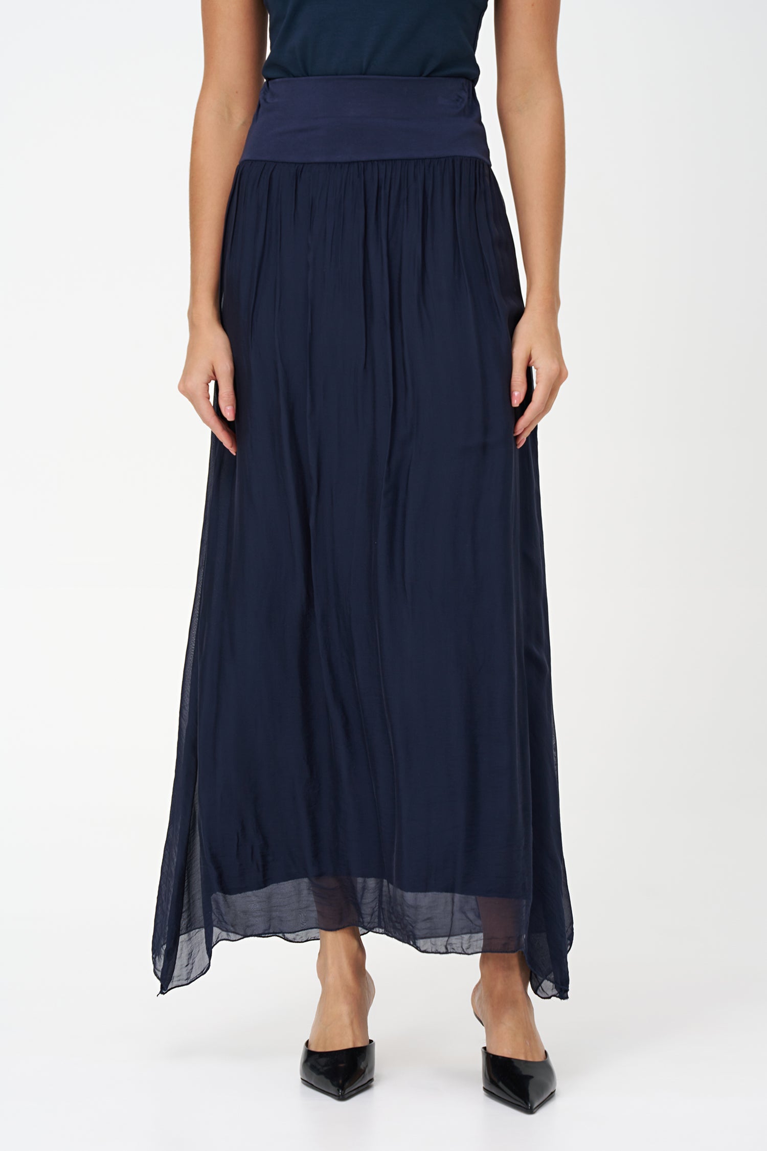 Women's Woven Pull-On A-Line Skirt