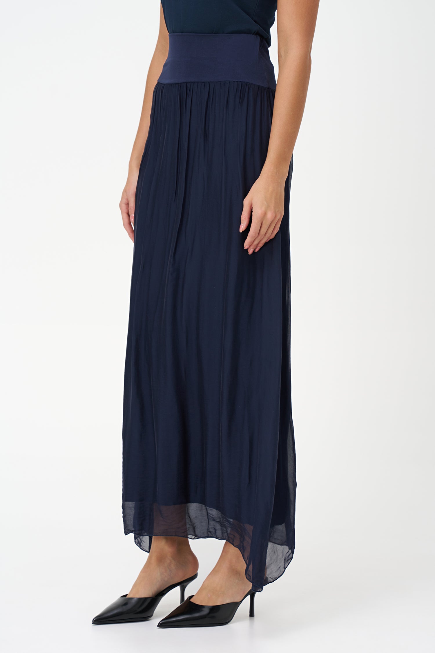 Women's Woven Pull-On A-Line Skirt