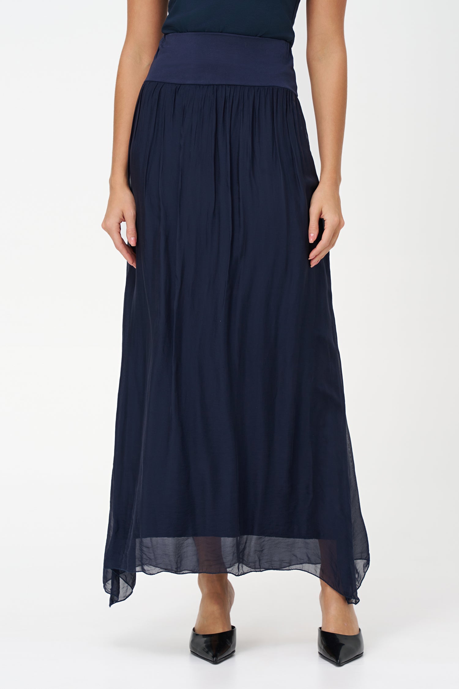 Women's Woven Pull-On A-Line Skirt