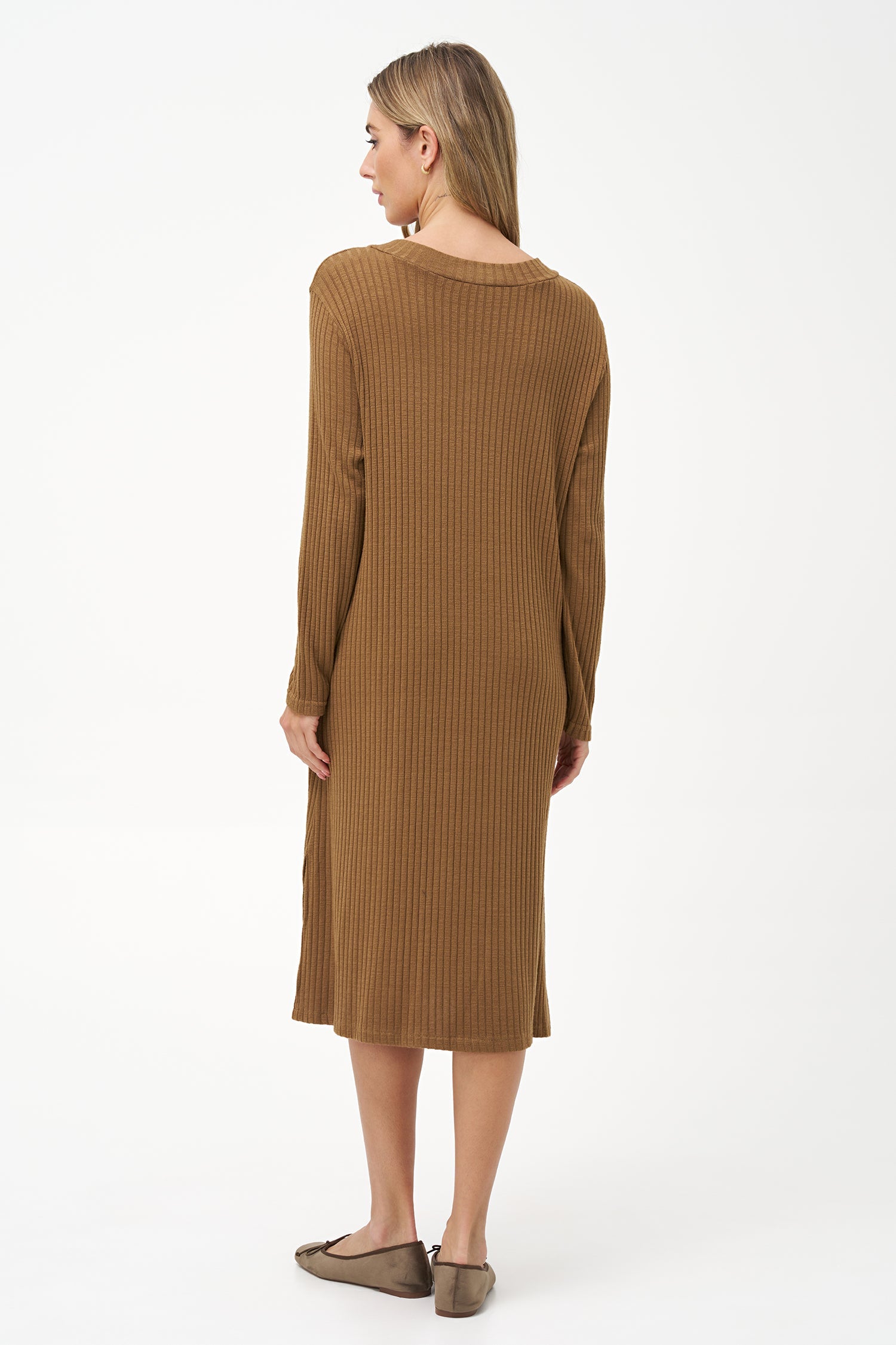Women's Knit Long Sleeve Dress