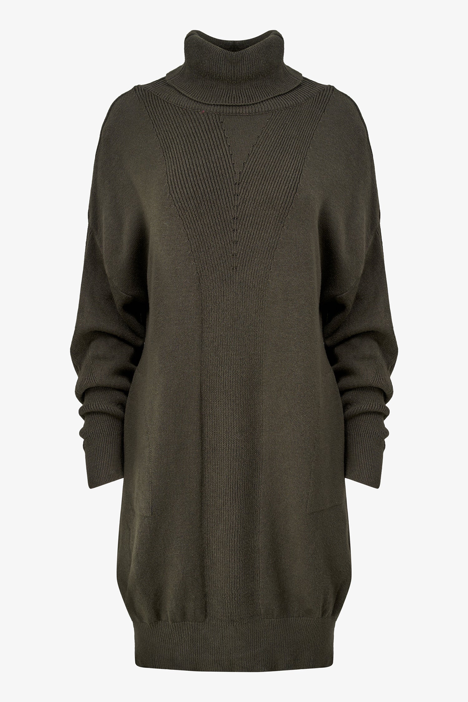 Women's Knit Turtle-Neck Dress