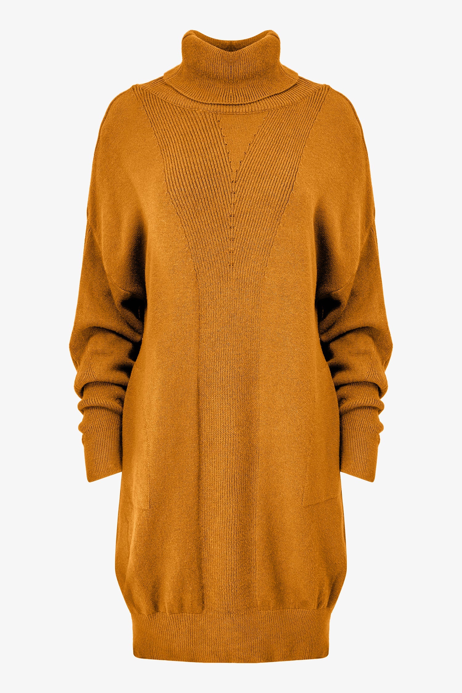 Women's Knit Turtle-Neck Dress