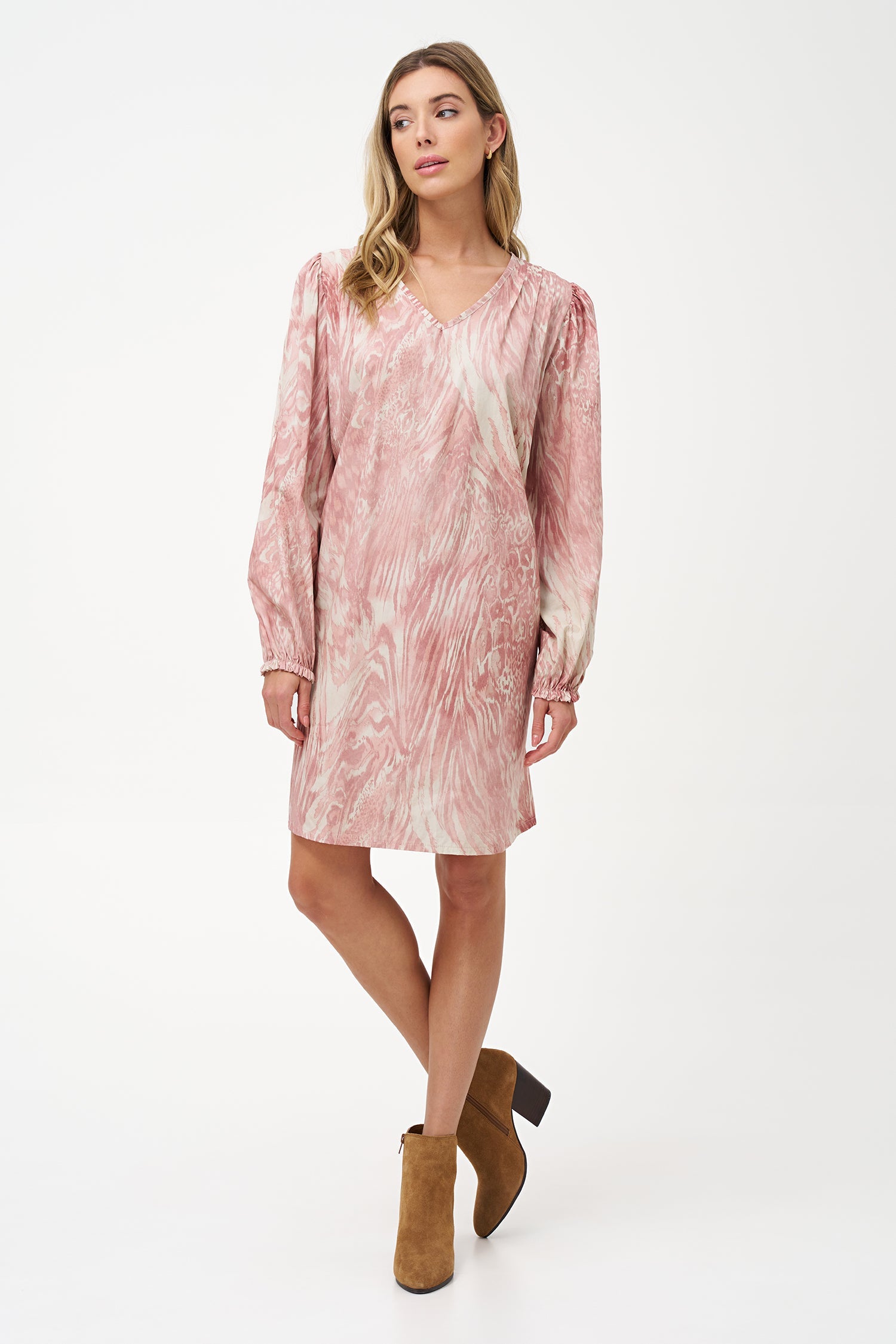 Women's Woven V-Neckline Dress