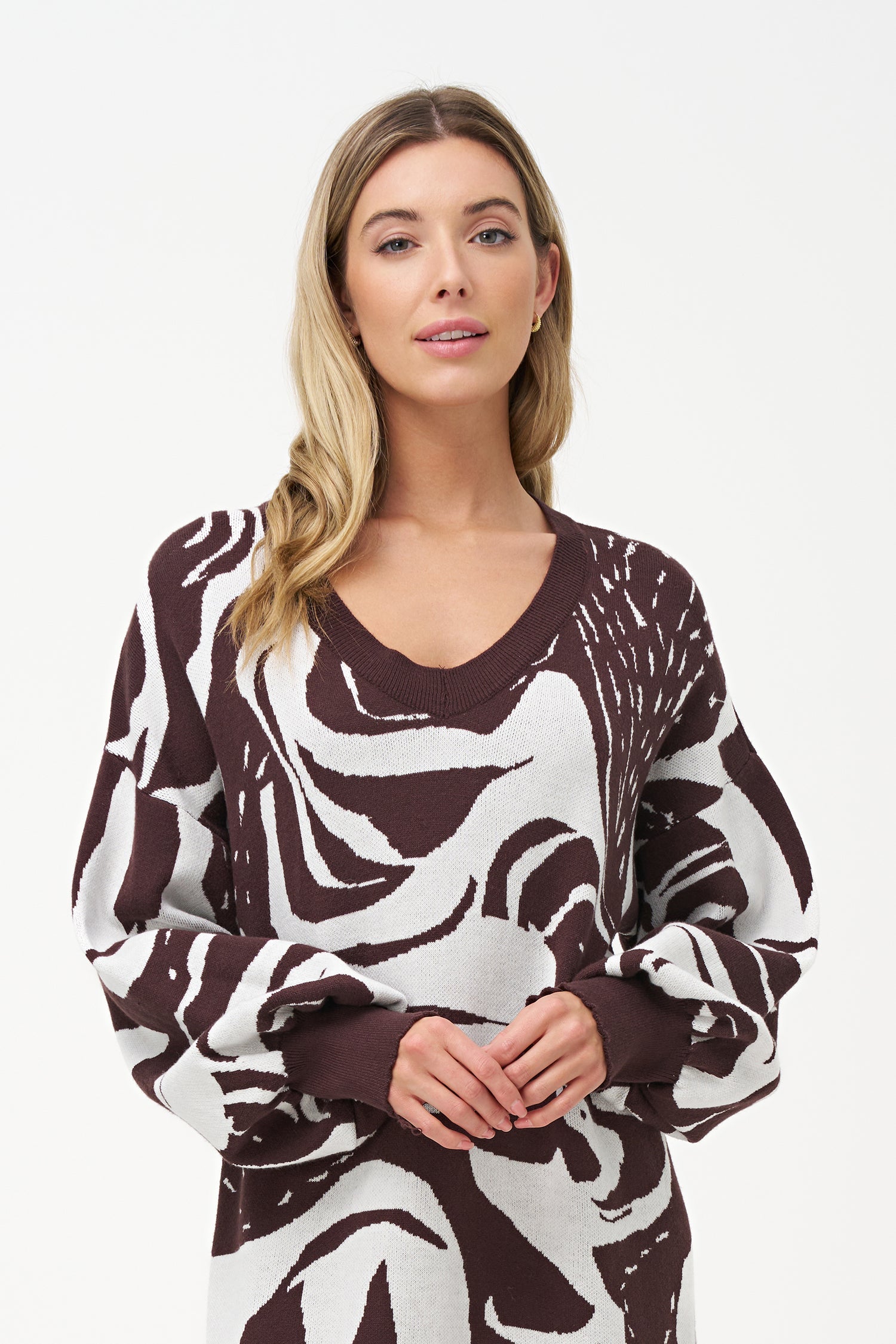 Women's Knit Jacquard Dress