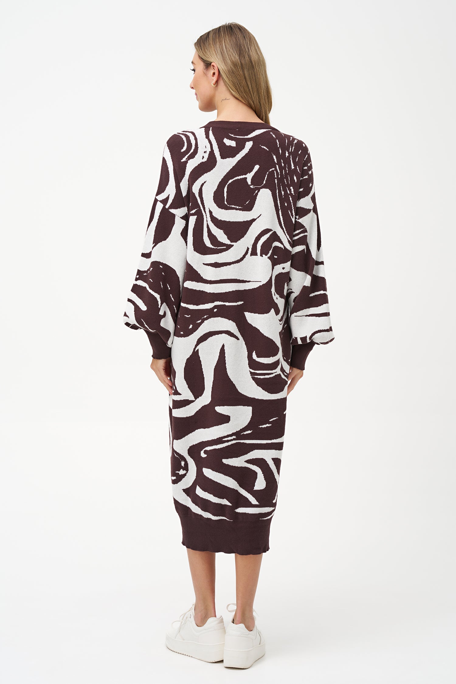 Women's Knit Jacquard Dress