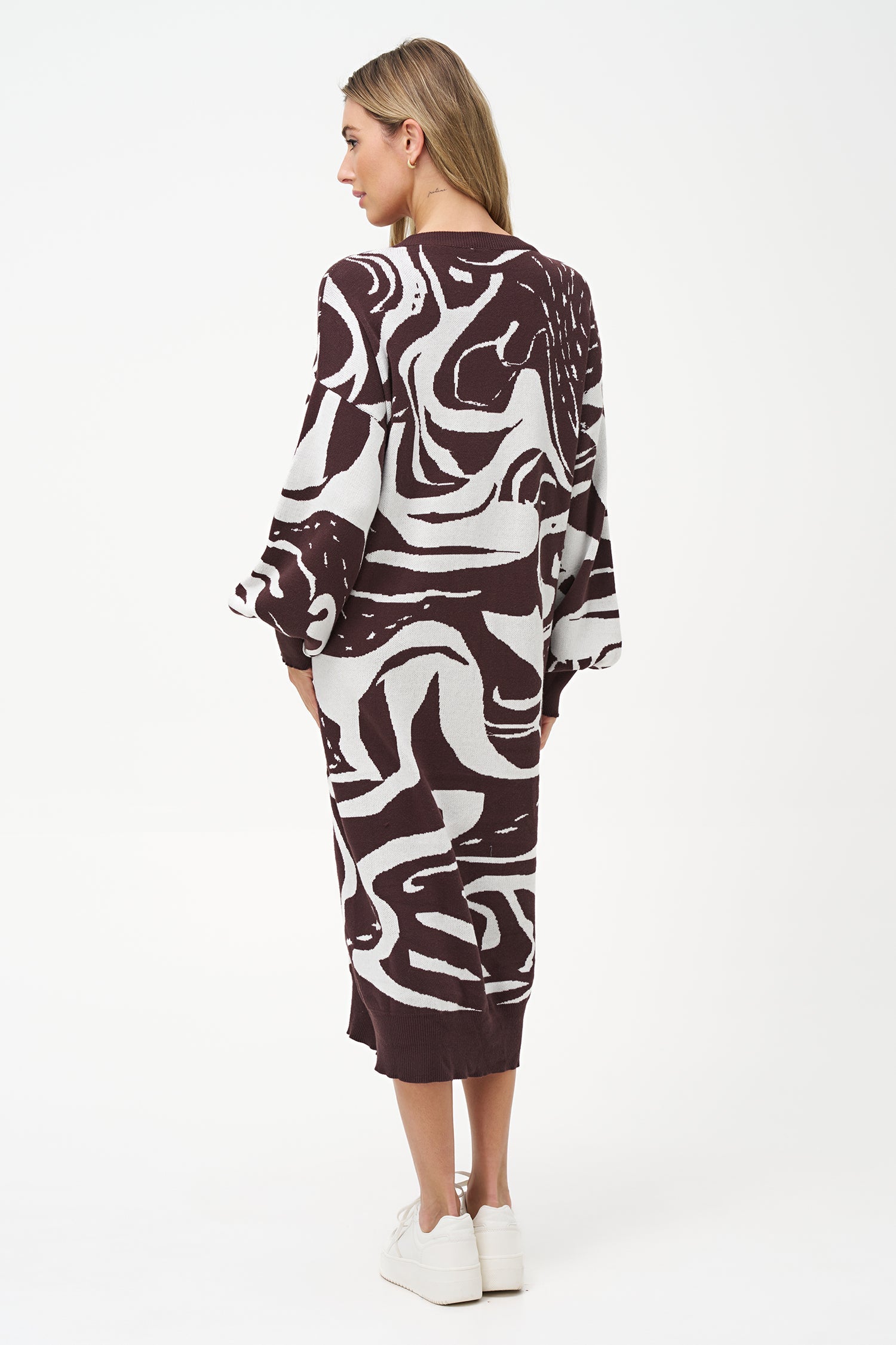 Women's Knit Jacquard Dress