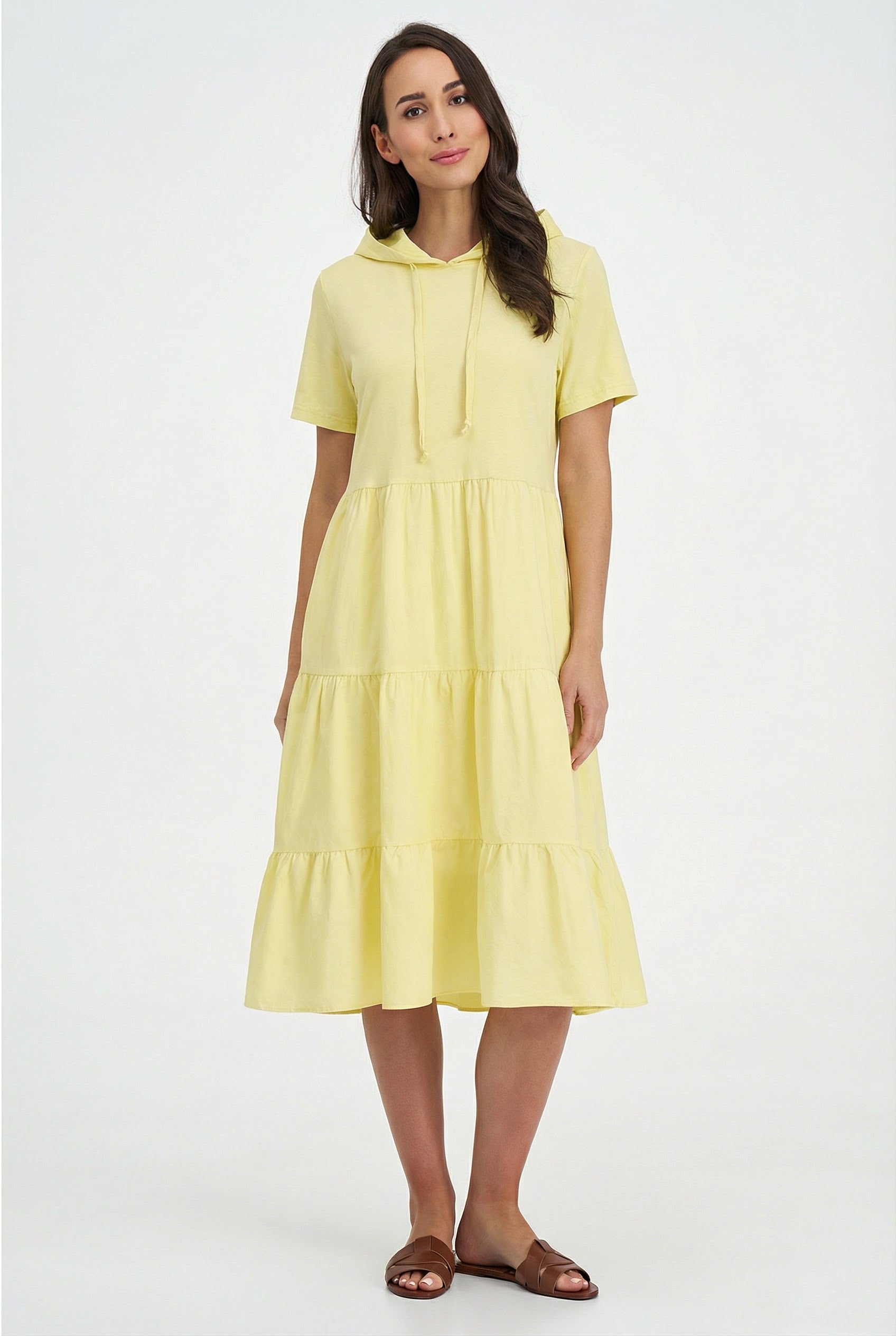 Women's Knit/Woven Combo Dress