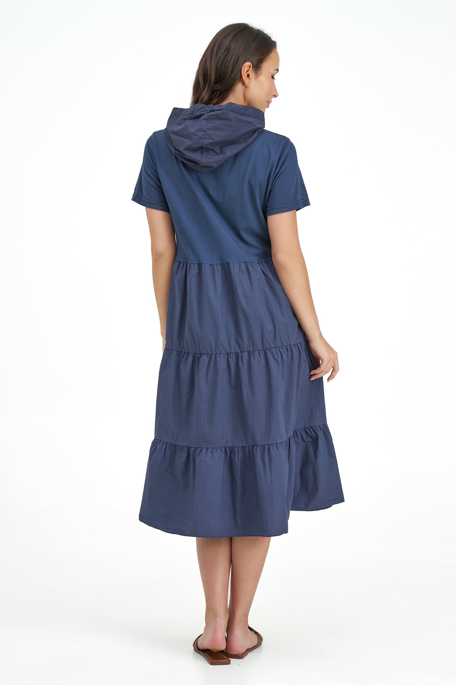 Women's Knit/Woven Combo Dress
