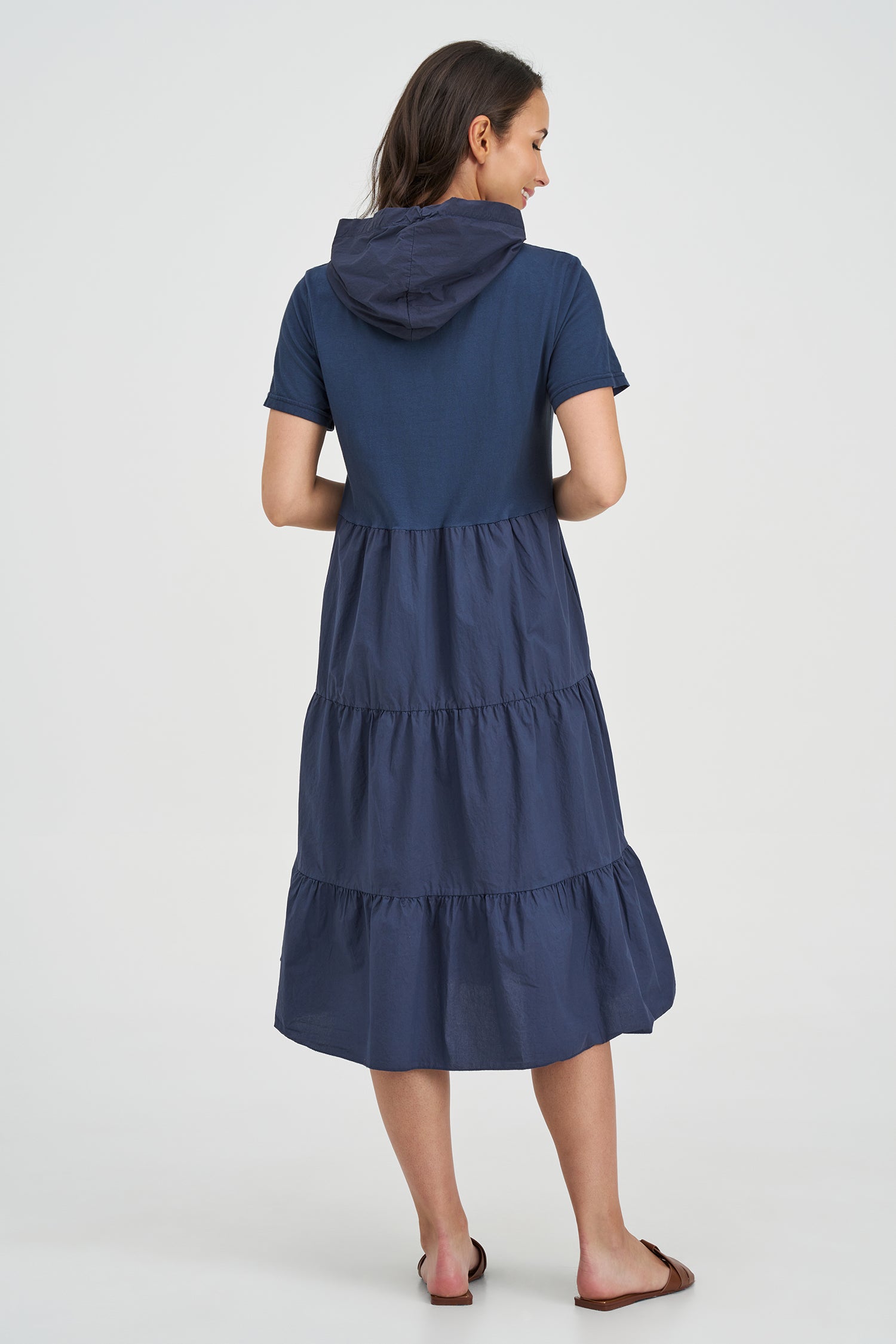 Women's Knit/Woven Combo Dress