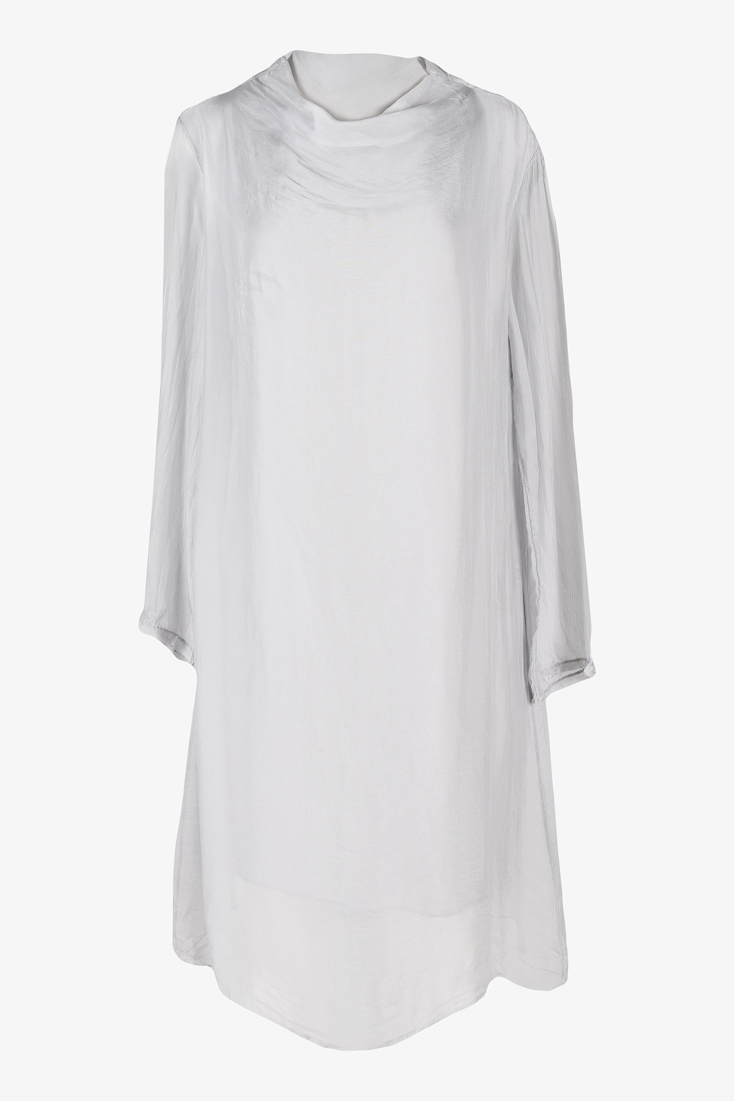 Women's Woven Long Sleeve Mock-Neck Dress