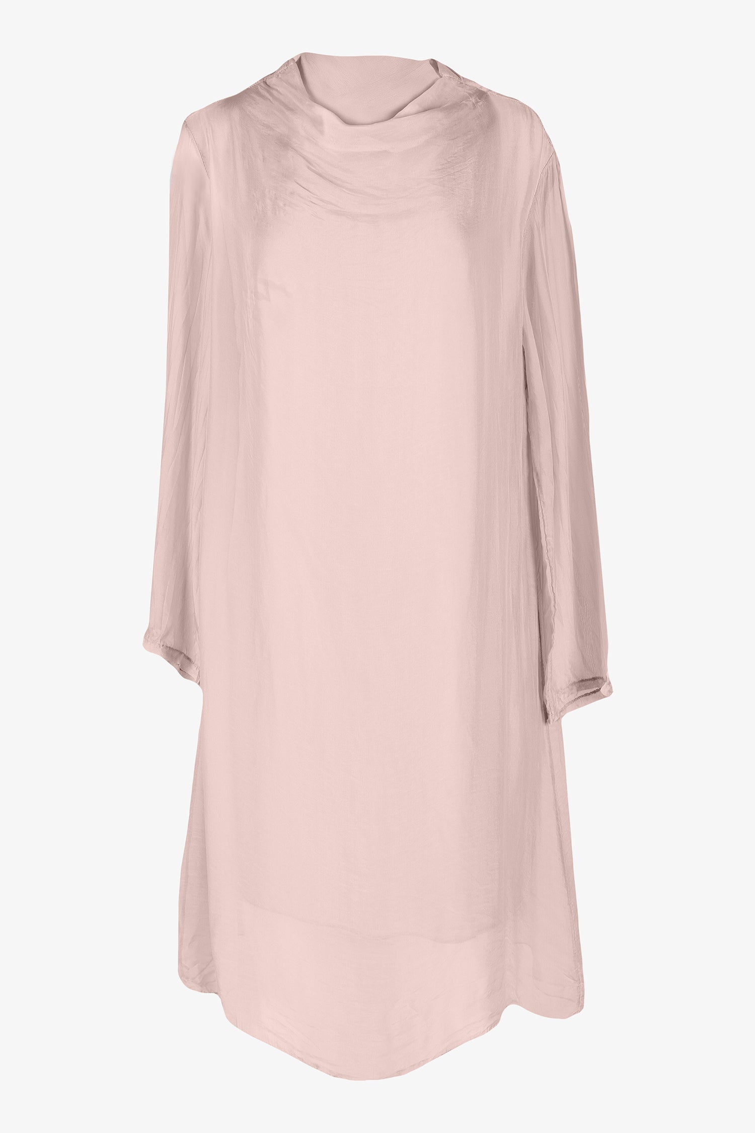 Women's Woven Long Sleeve Mock-Neck Dress