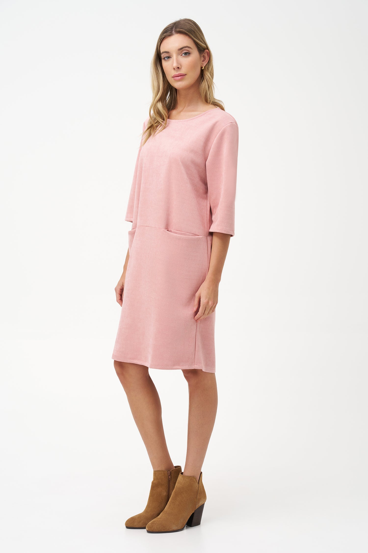 Women's Knit Scoop-Neckline Dress