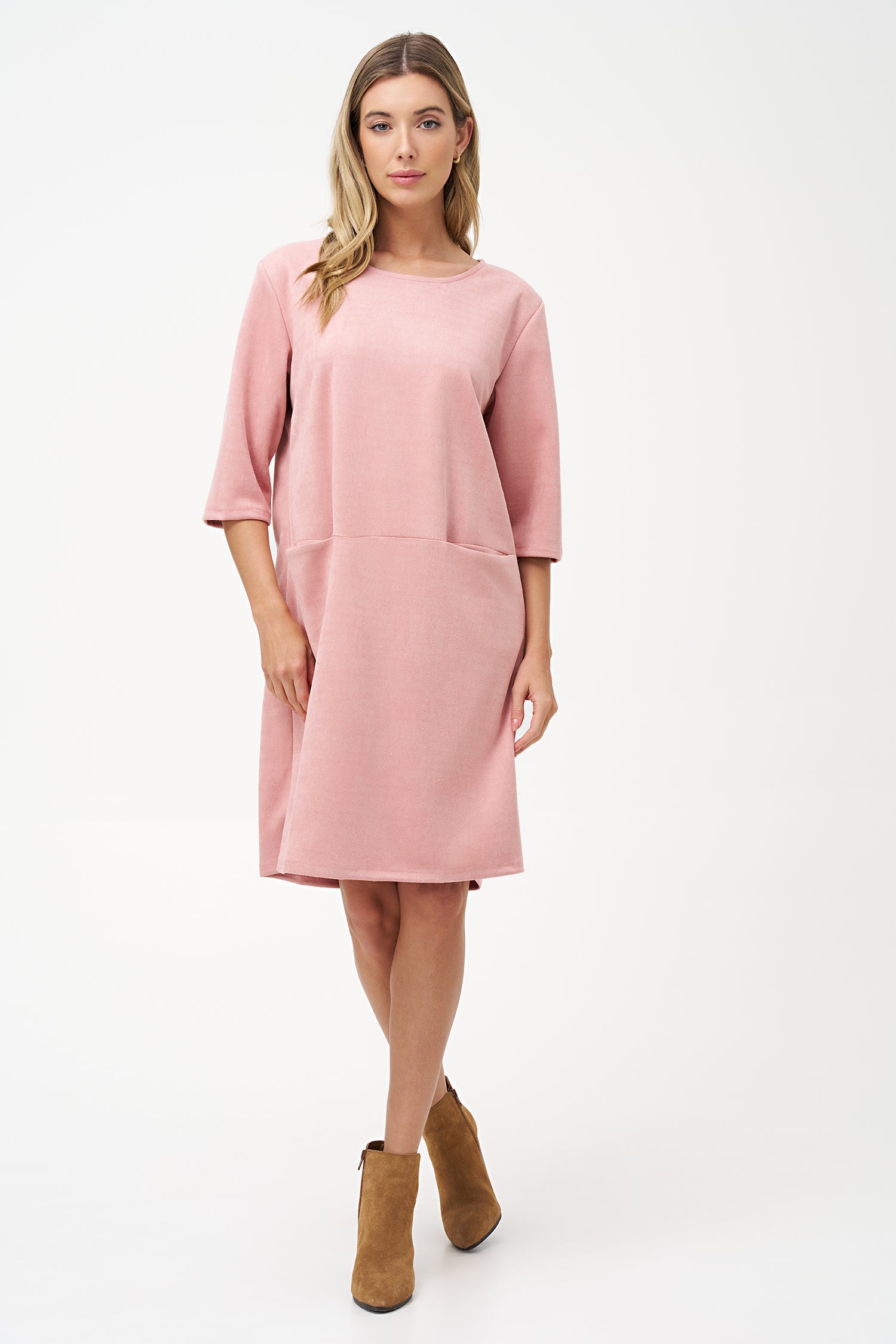 Women's Knit Scoop-Neckline Dress
