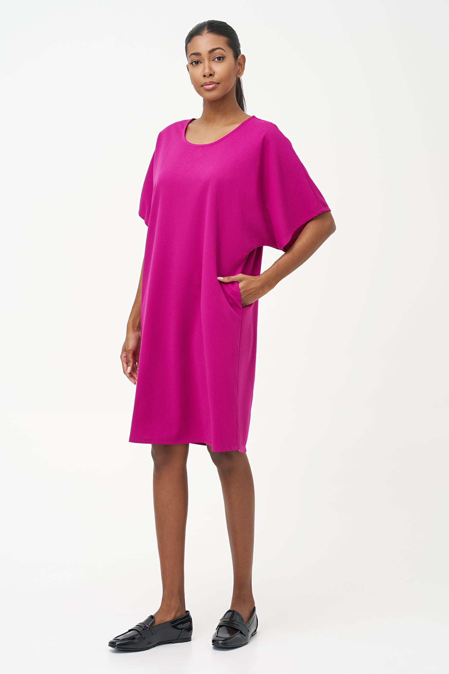 Women's Knit Scoop-Neck Dress