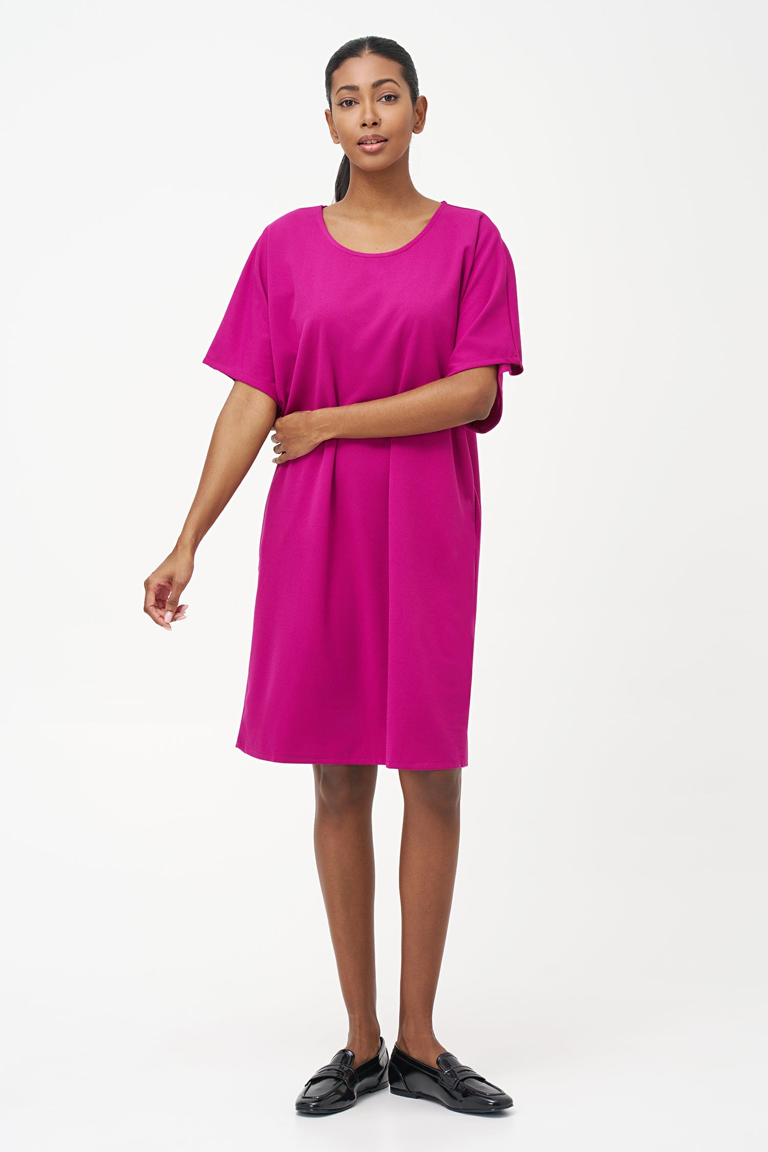 Women's Knit Scoop-Neck Dress