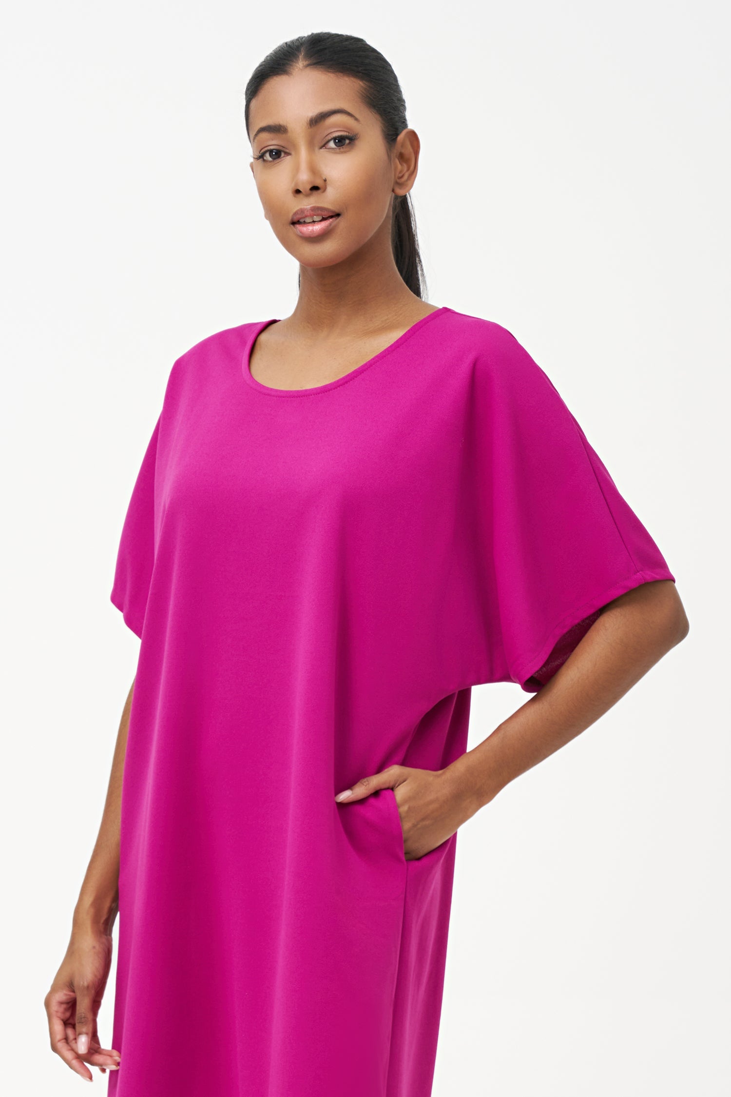 Women's Knit Scoop-Neck Dress