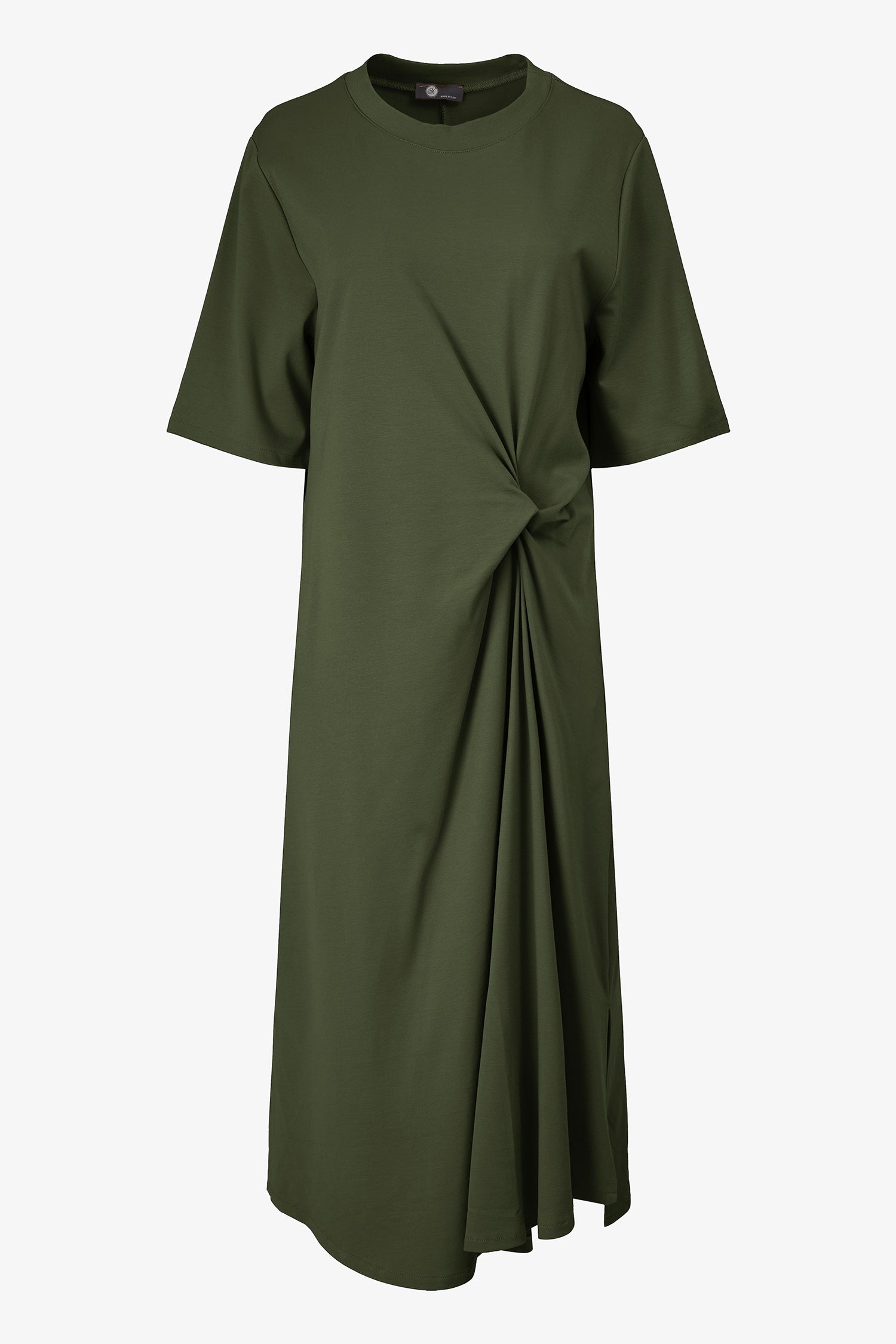 Women's Knit Elbow-Length Sleeves Dress
