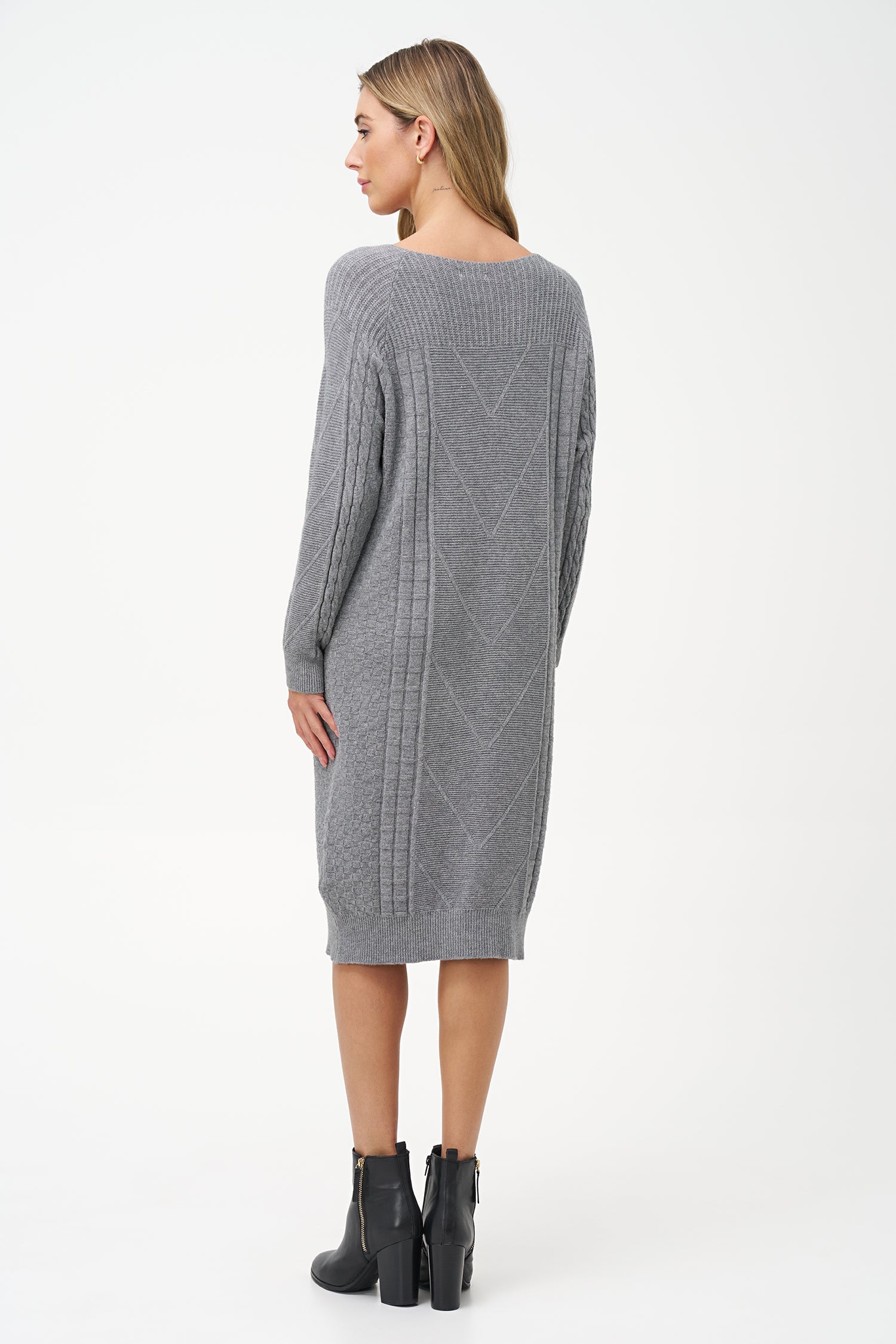 Women's Knit Crew-Neckline Dress