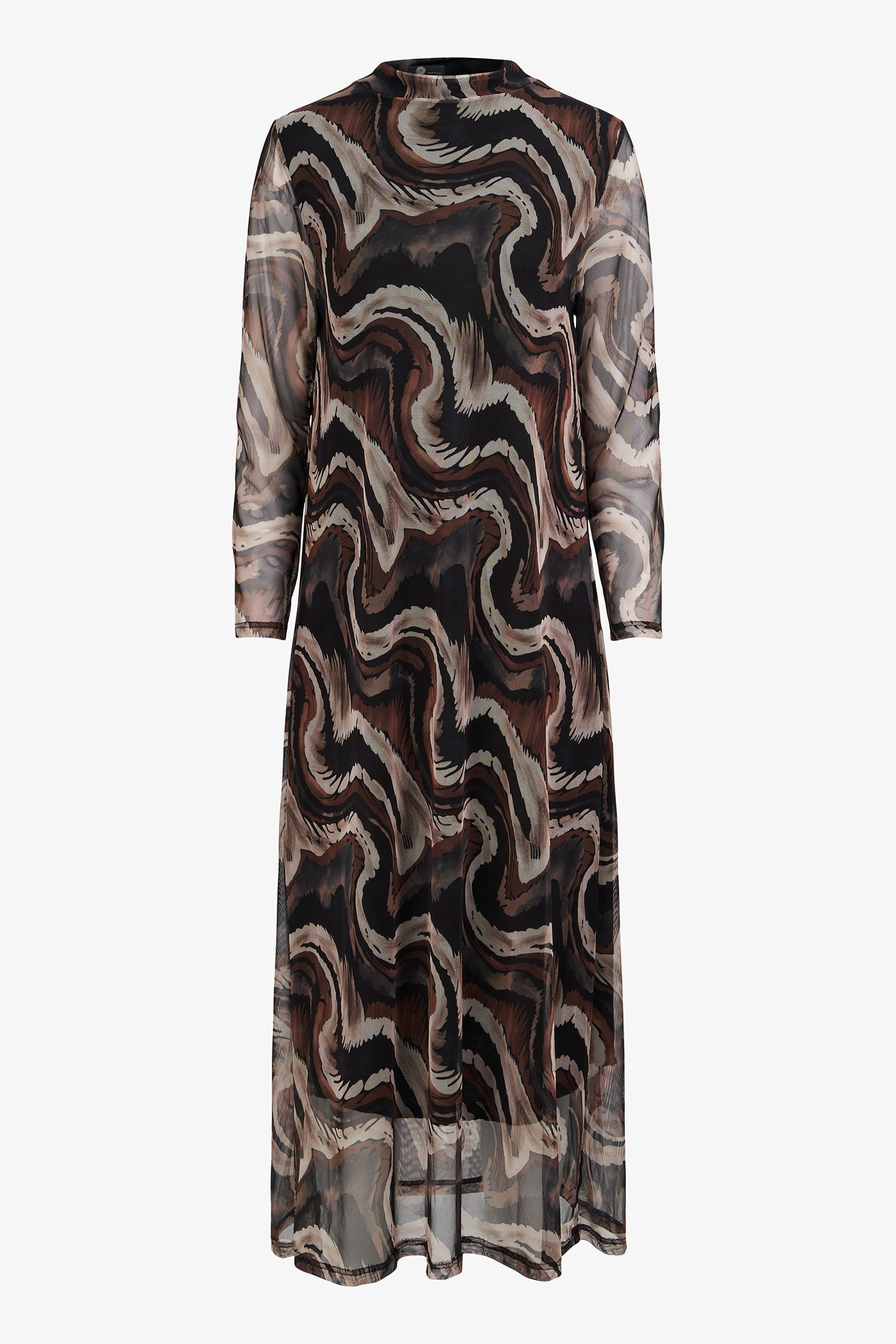 Women's Knit Mock-Neck Maxi Dress