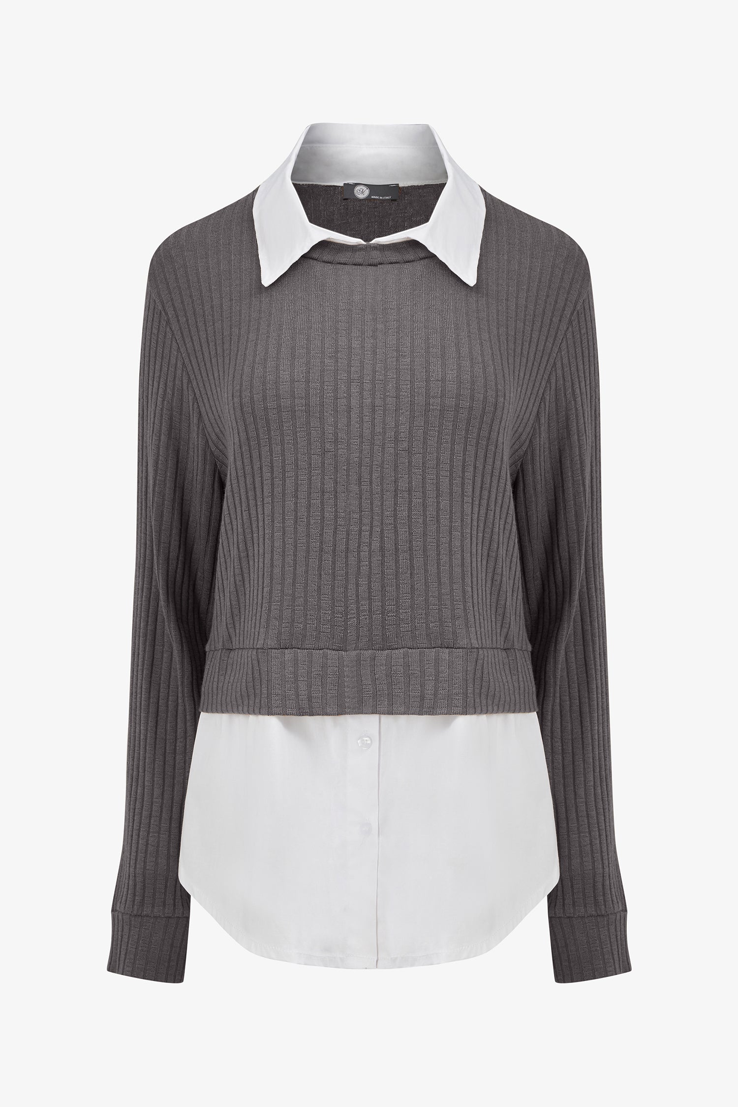 Women's Knit & Woven Combo Tunic