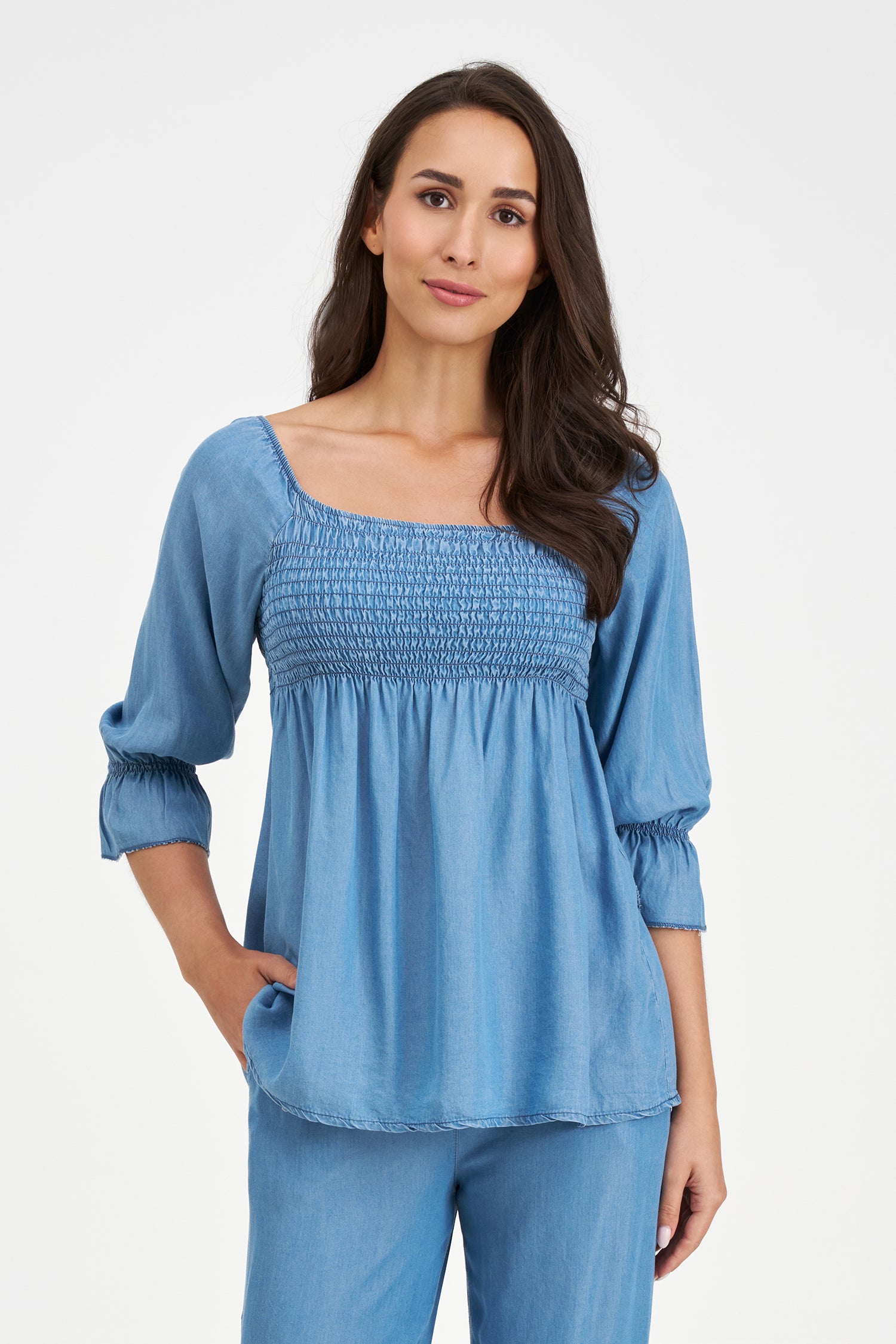 Women's Woven Tunic Top