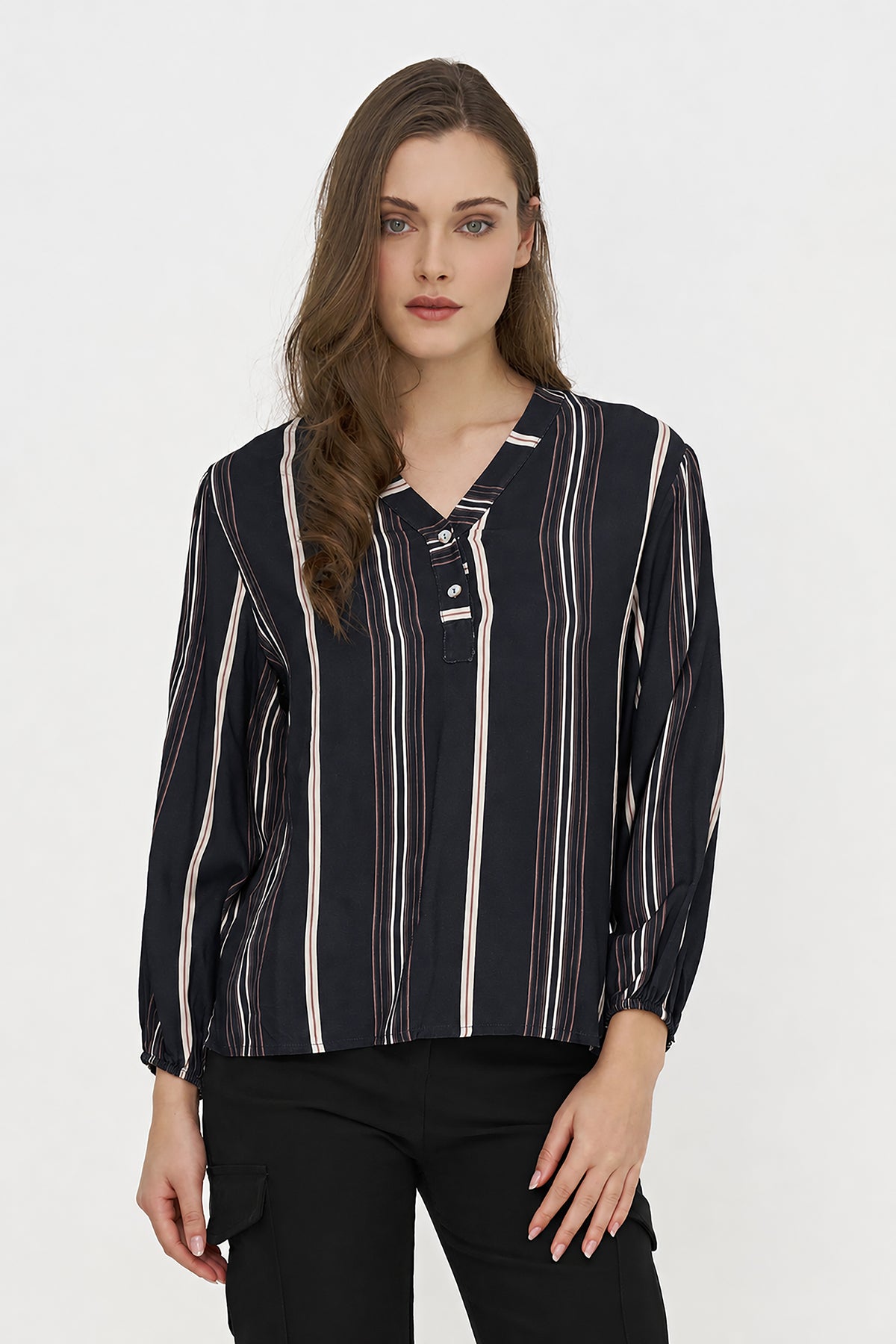 Women's Woven Tunic Top