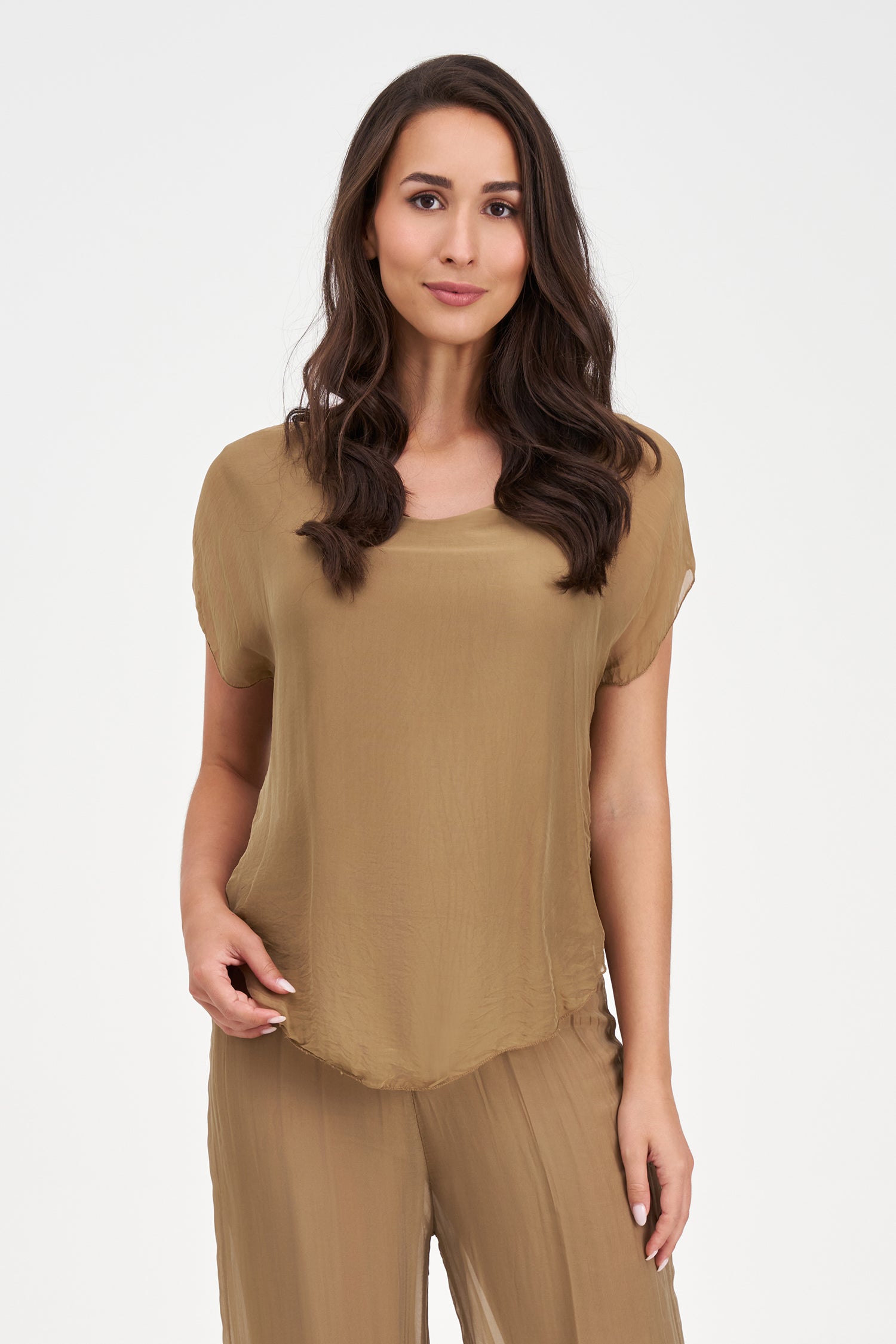 Women's Woven Tunic Top