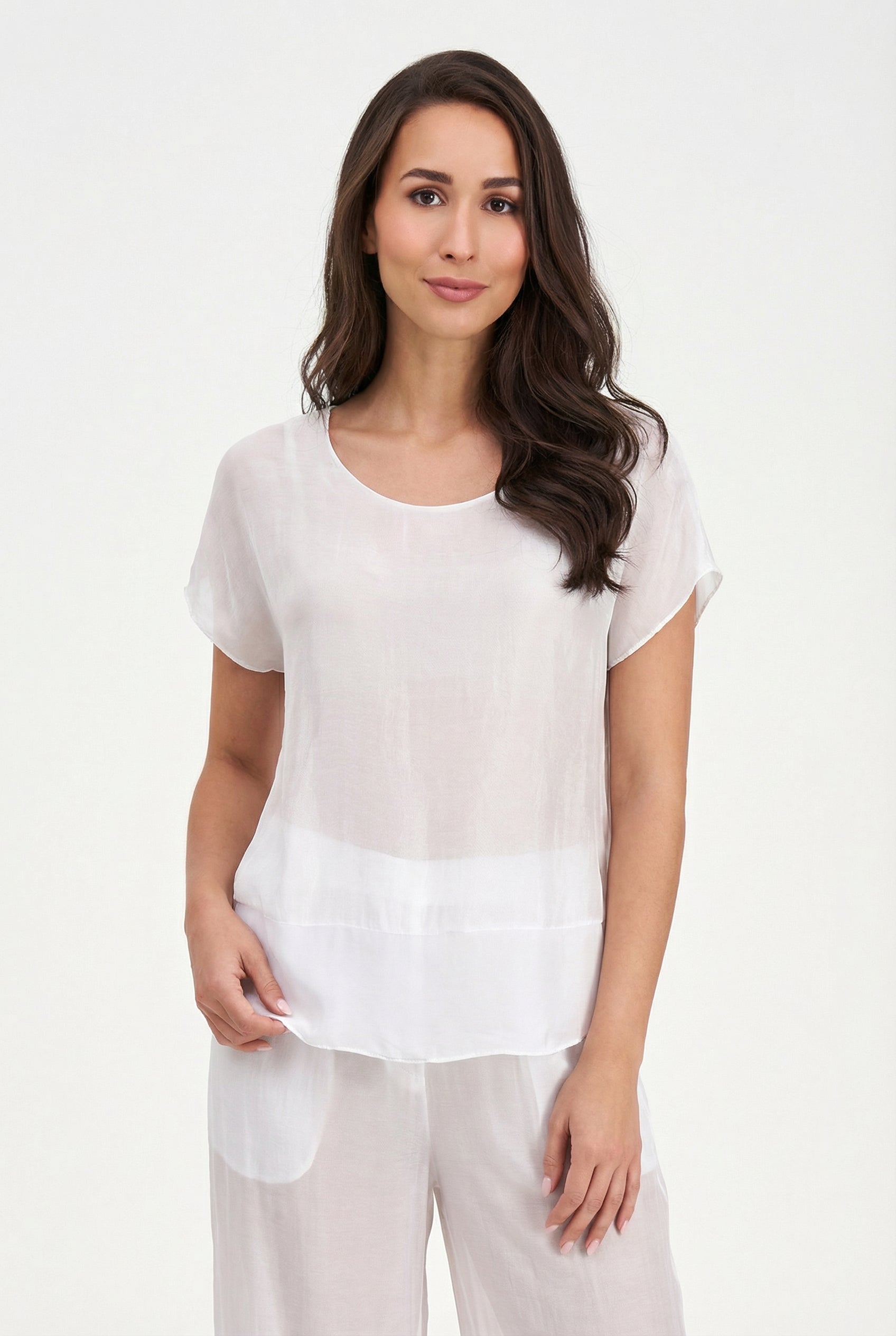 Women's Woven Tunic Top