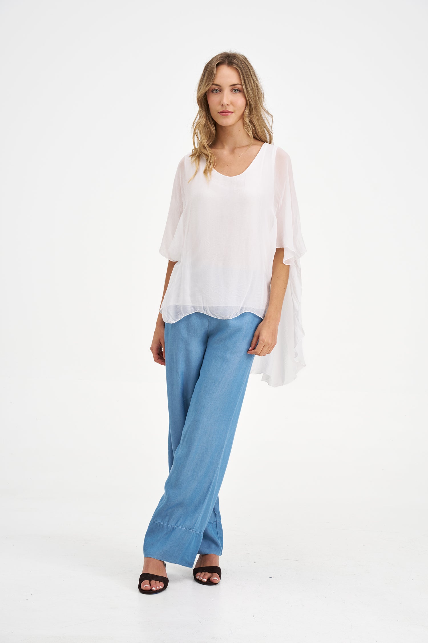 Women's Woven Tunic Top